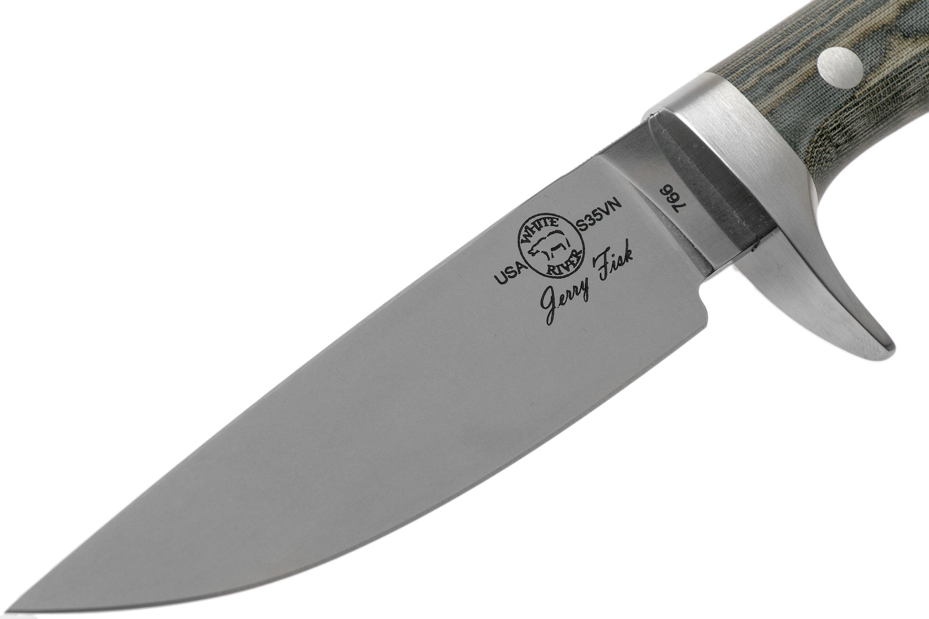 White River Knives Sendero Classic hunting knife Black Olive Micarta