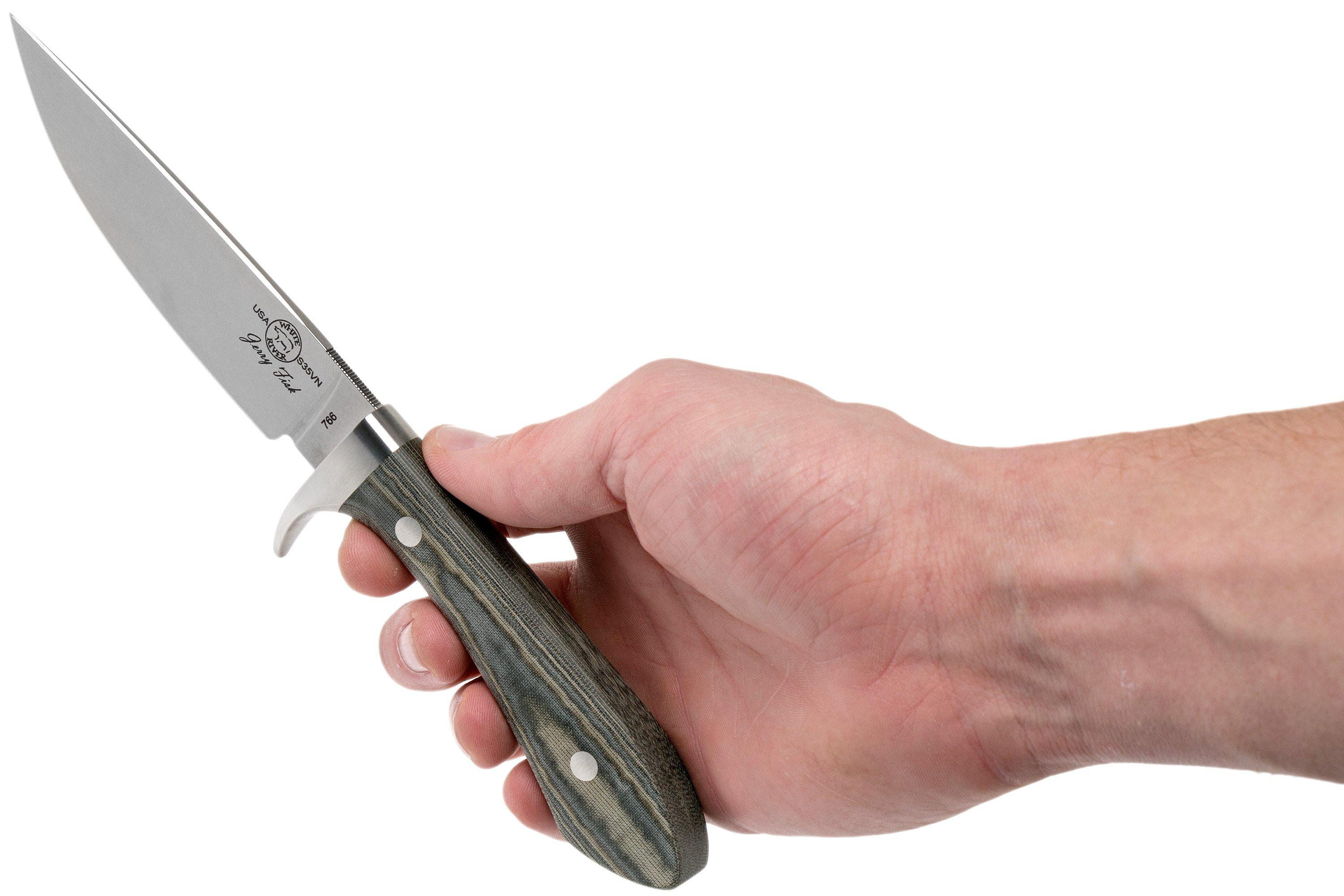 White River Knives Sendero Classic hunting knife Black Olive White River Knives Sendero Classic hunting knife Black Olive