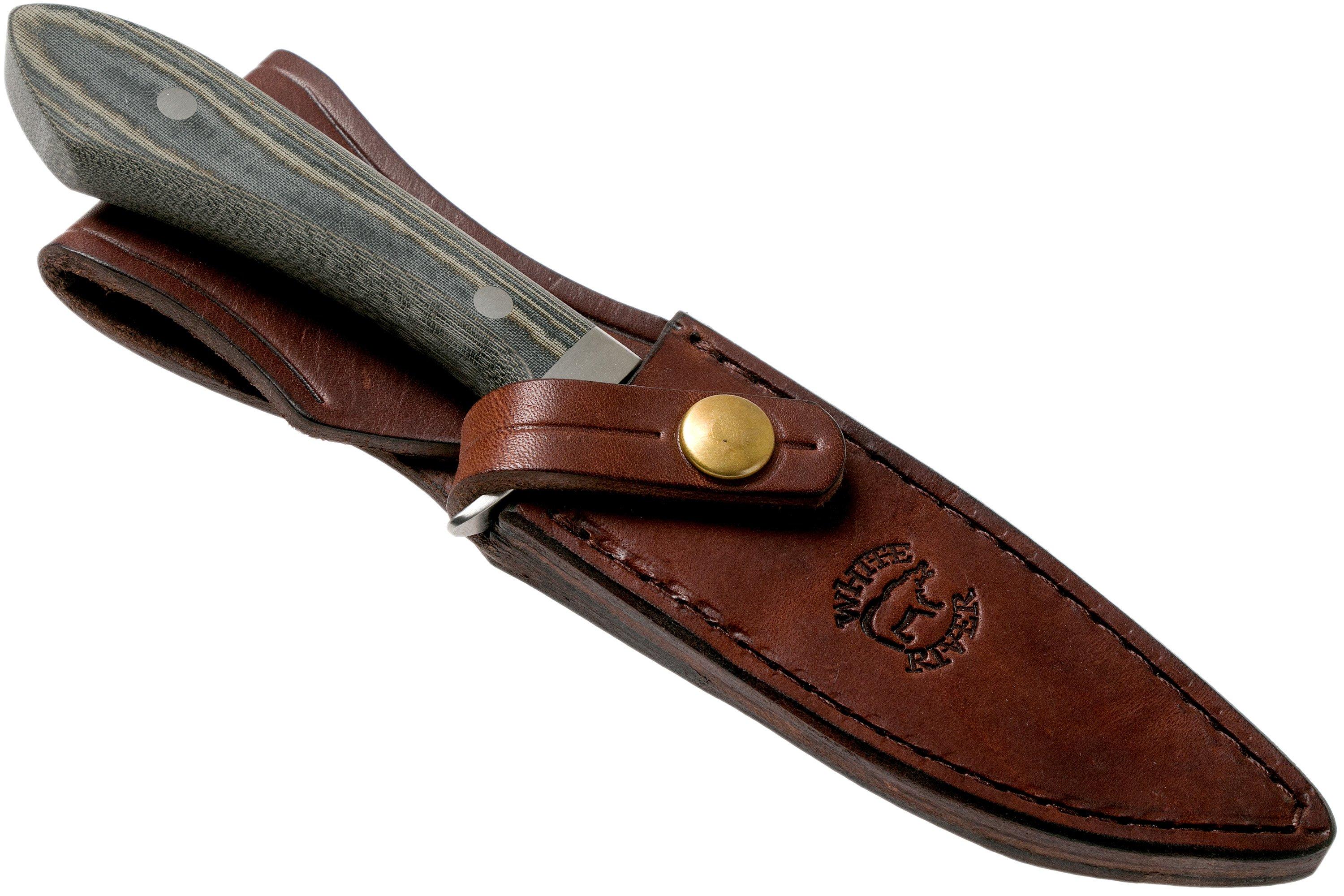 White River Knives Sendero Classic cuchillo de caza Black Olive micarta
