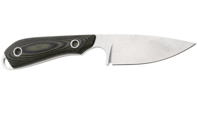 Afbeelding voor White River Knives M1 Backpacker Pro M1-LBO-MAG, Stonewashed CPM MagnaCut, Black Olive Micarta, vaststaand mes