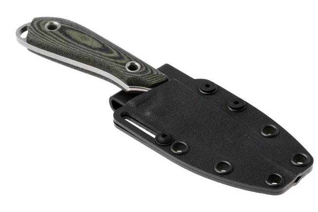 Afbeelding voor White River Knives M1 Backpacker Pro M1-LBO-MAG, Stonewashed CPM MagnaCut, Black Olive Micarta, vaststaand mes
