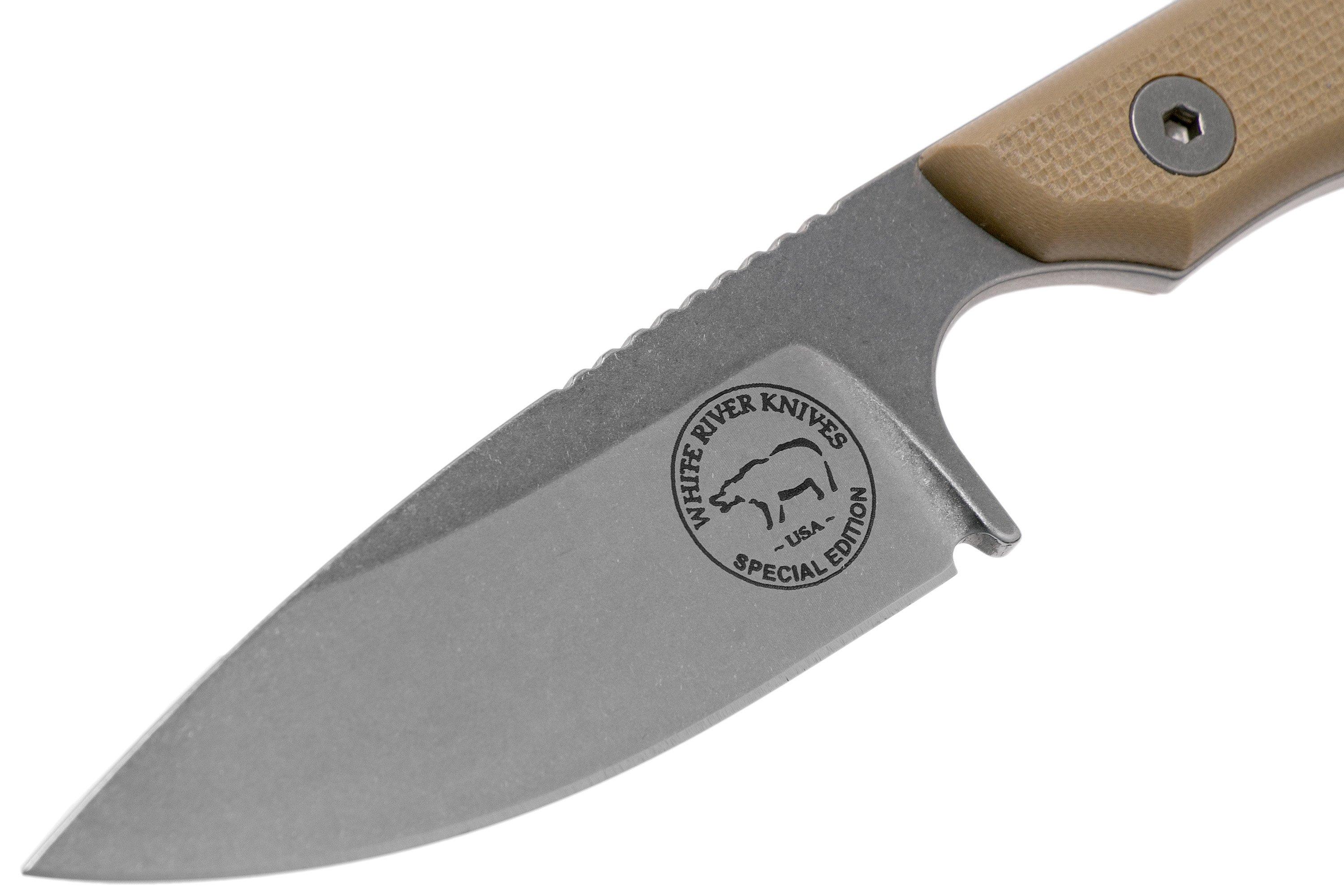White River M1 Backpacker Pro Coyote G10, CPM S90V Limited Edition