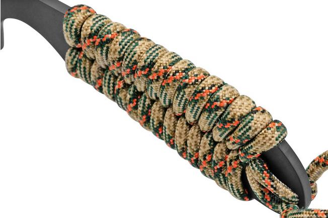 Imagen para White River M1 Backpacker WRM1-PTS-CBI Treestand Camo Paracord, Black Coated, cuchillo de cuello
