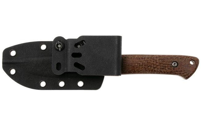 Afbeelding voor White River Knives Small Game Knife SG-BNA-MAG Stonewashed MagnaCut, Natural Burlap Micarta, jachtmes, Owen Baker Jr. design