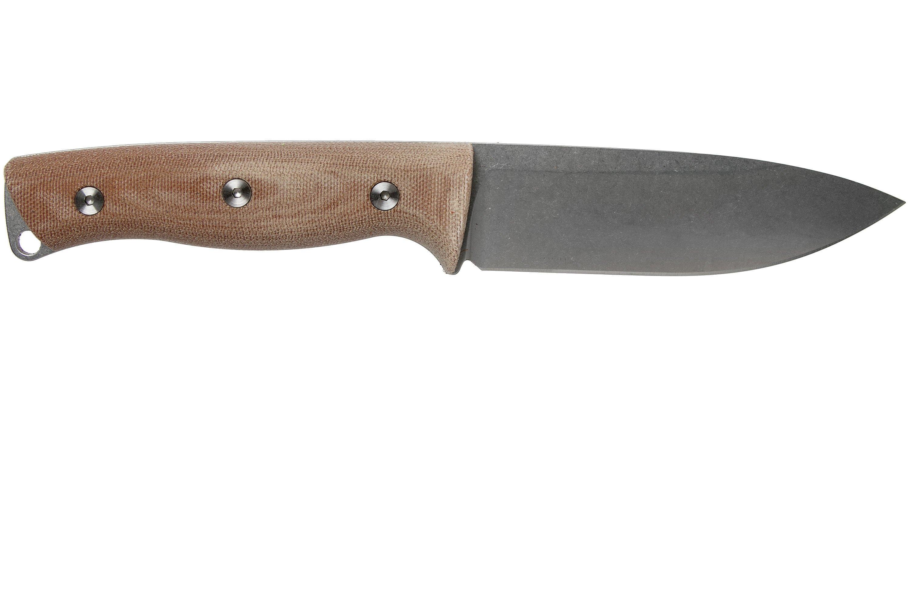 White River Knives Ursus 45 Natural Canvas Micarta couteau de bushcraft