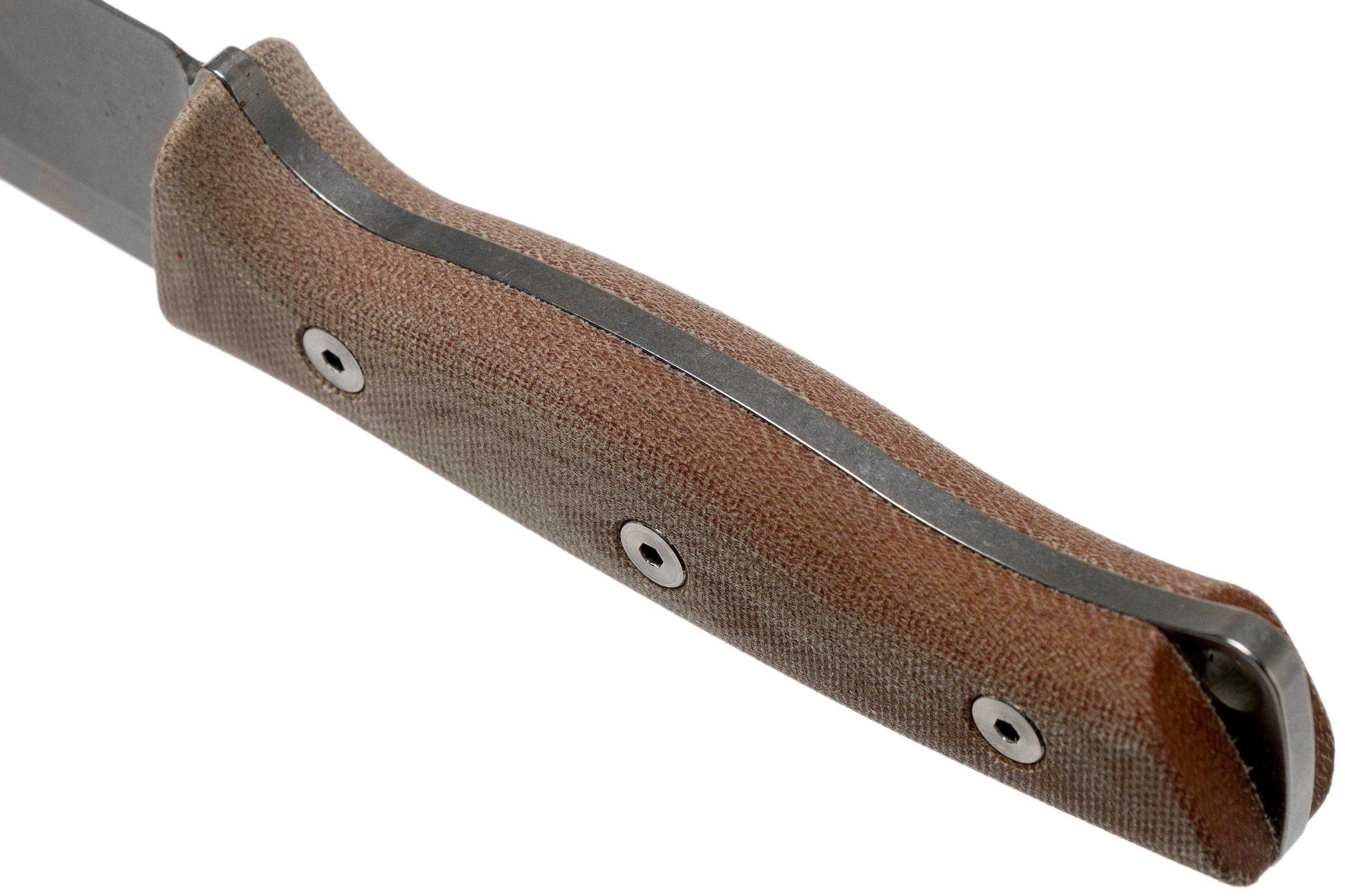 White River knives Ursus 45, Natural Canvas Micarta handle Advantageously shopping at