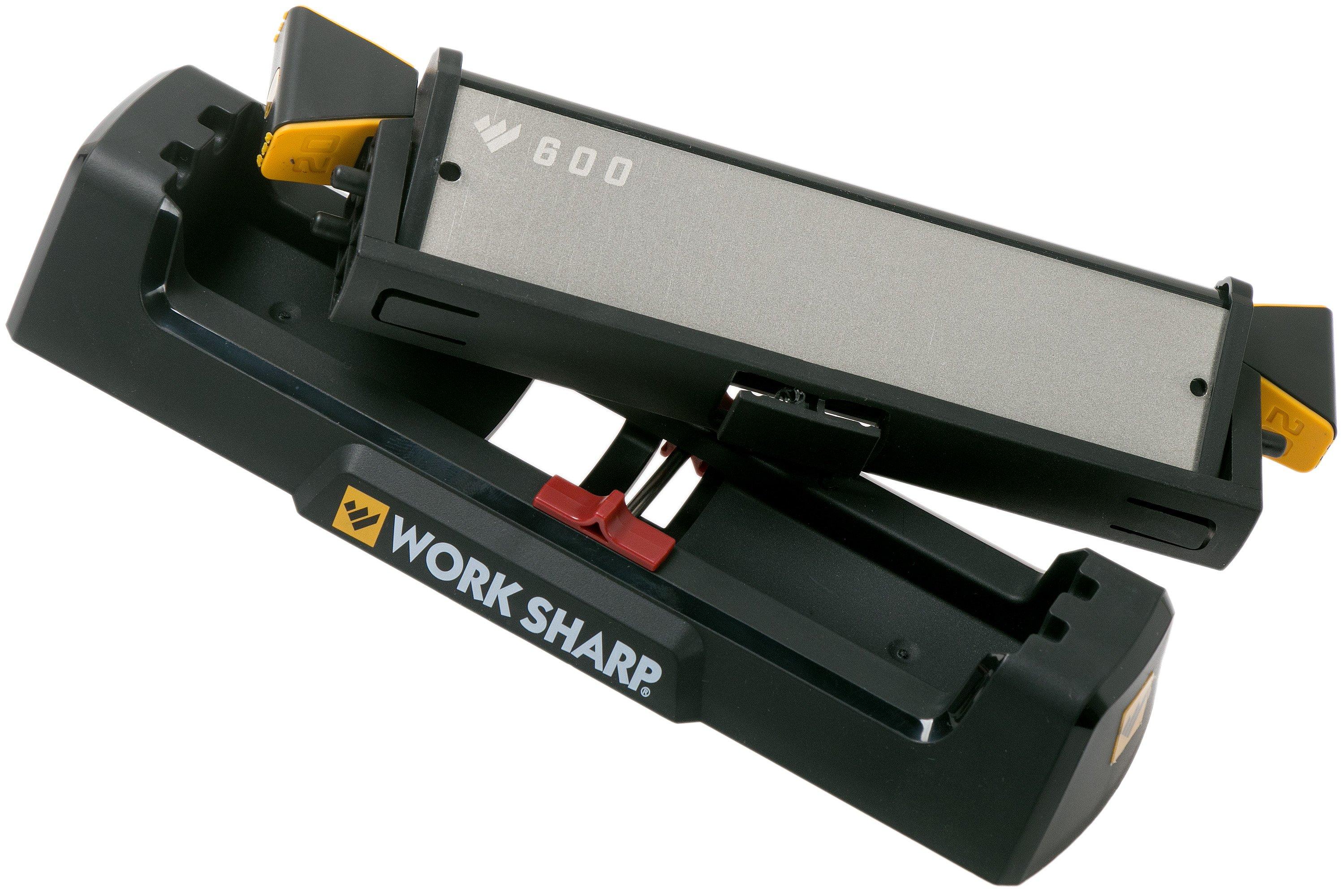 Work Sharp Precision Adjust Knife Sharpener with Tri-Brasive WSBCHPAJ