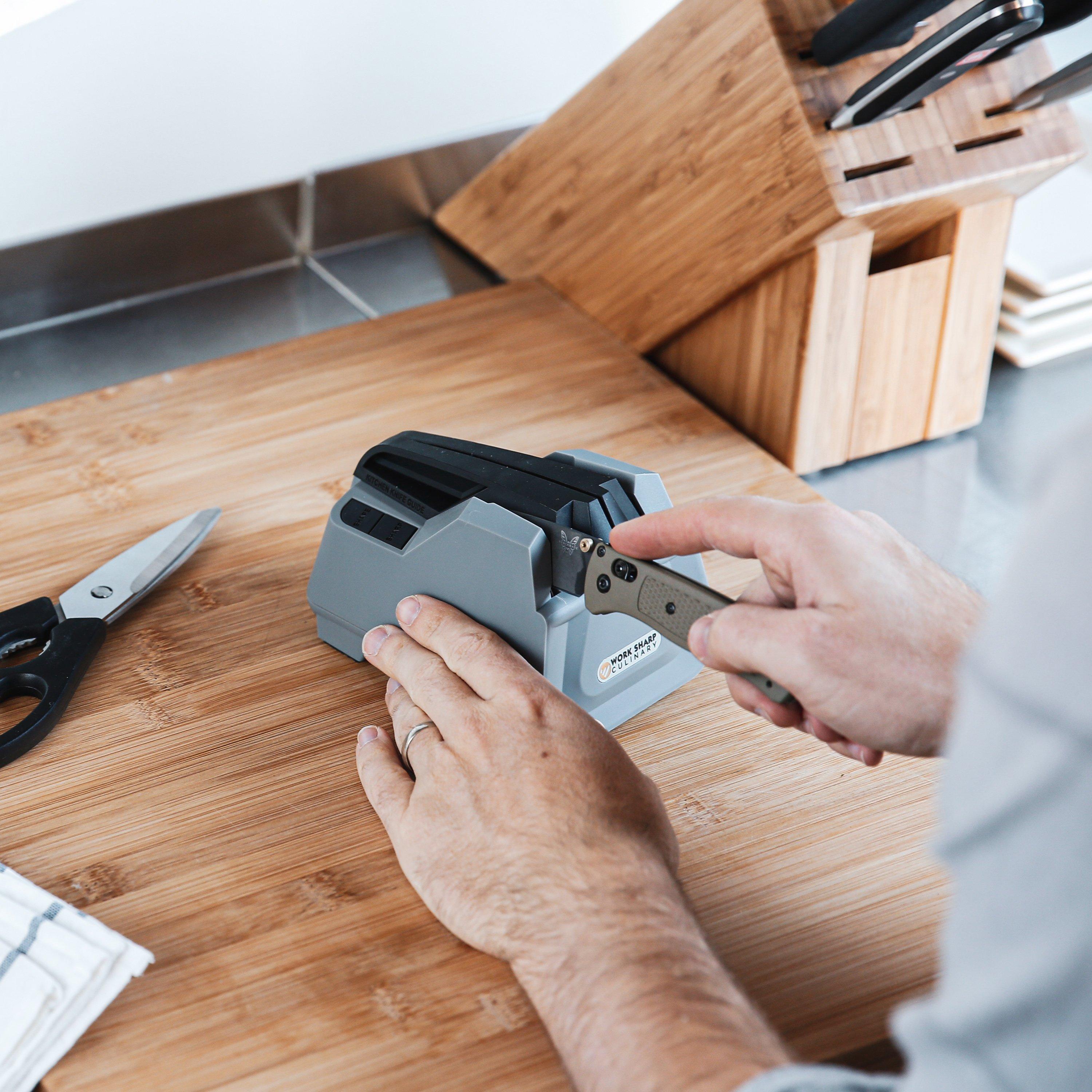 Work Sharp Culinary E2 Plus electric sharpener | Advantageously ...