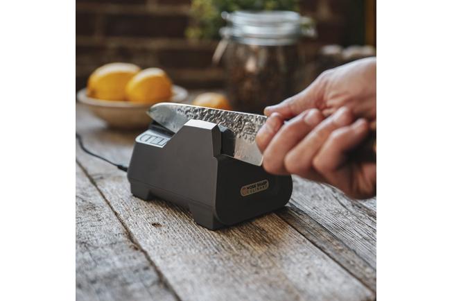 Work Sharp Electric Culinary E2 Kitchen Knife Sharpener - For Scissors,  Cleavers, Nakiri, Serrated & Paring Knives Black