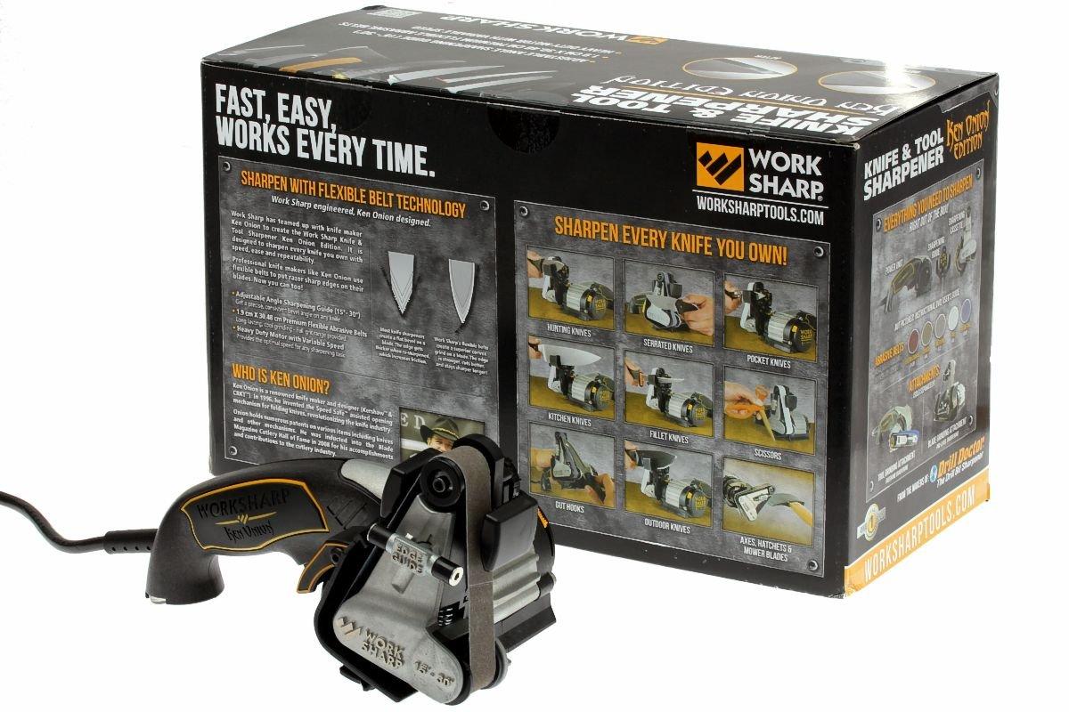 Work Sharp Precision Adjust Elite - Adjustable Knife Sharpening System -  For Hunting, Serrated & Kitchen Knives