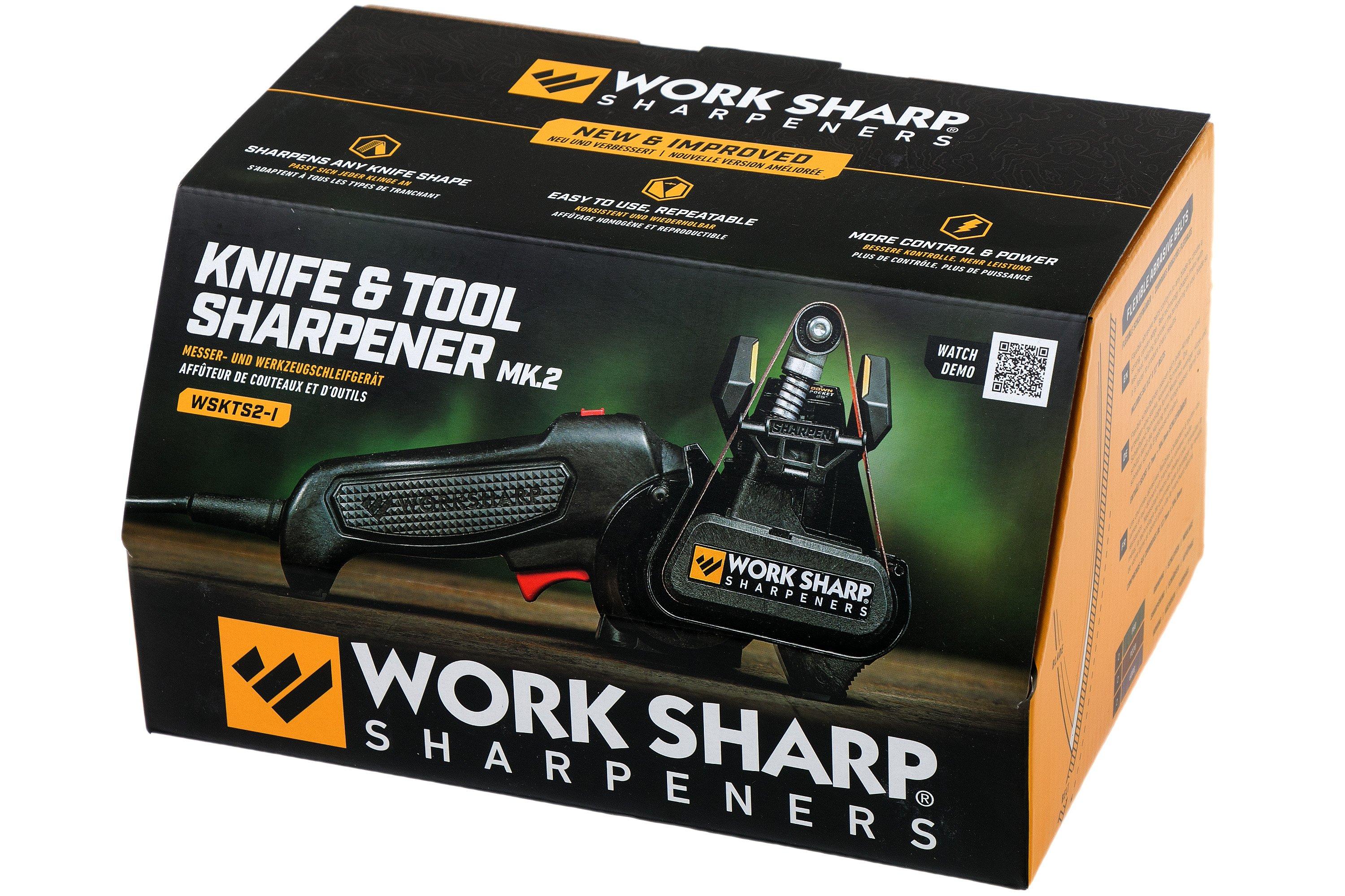 Work Sharp WSKTS2 Knife & Tool Sharpener MK2  Advantageously shopping at