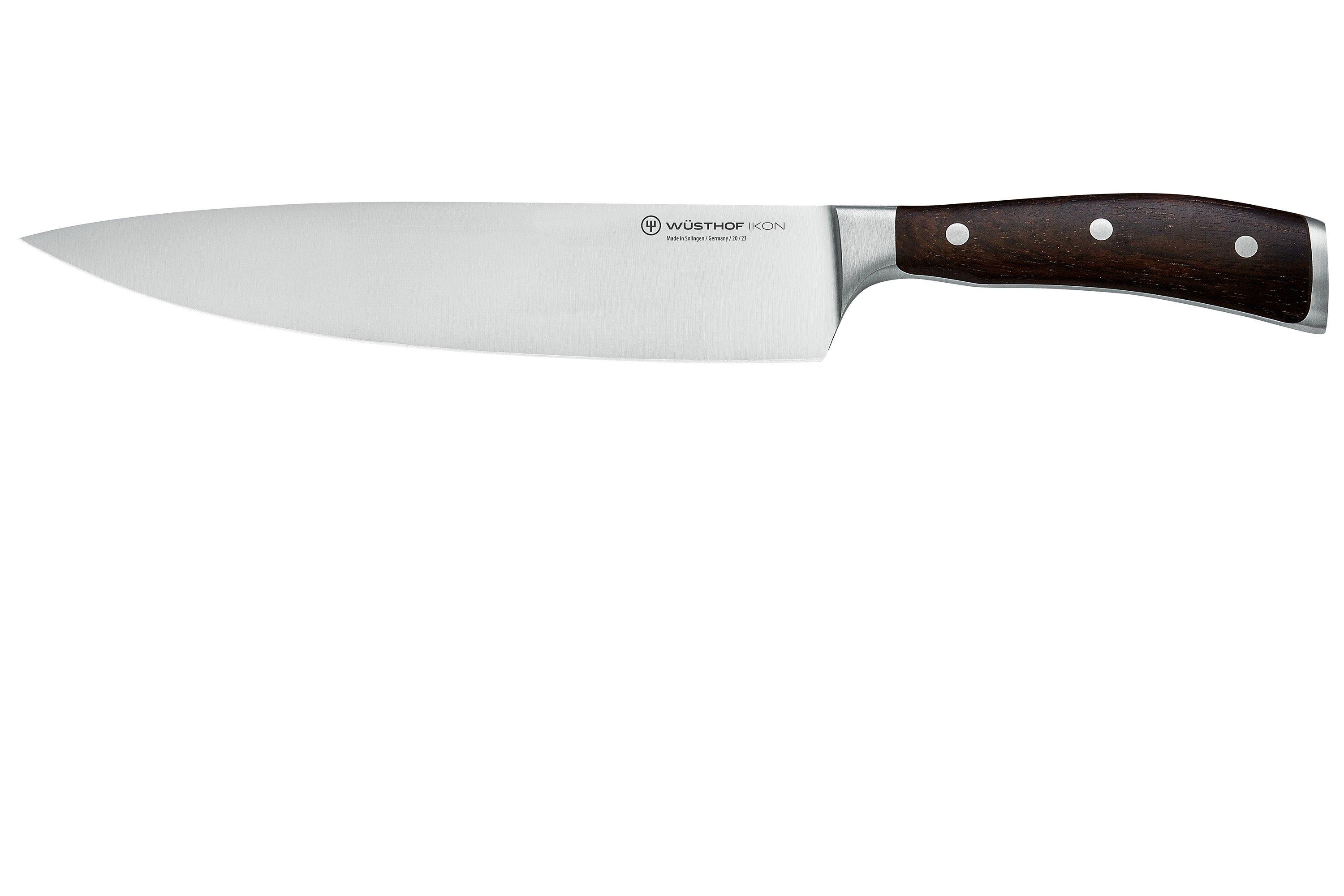 Wüsthof Ikon Classic - Coltello Da Cucina 23 Cm - Lama Forgiata A Solingen - Acciaio 58 HRC - Ergonomico E Bilanciato