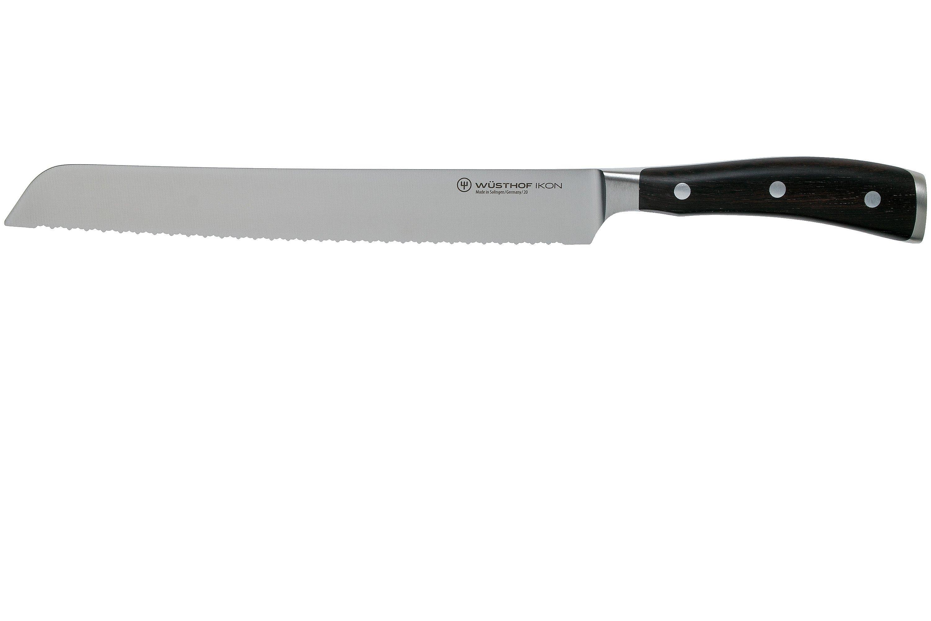 Wüsthof Ikon double serrated bread knife 23 cm, 1010531123