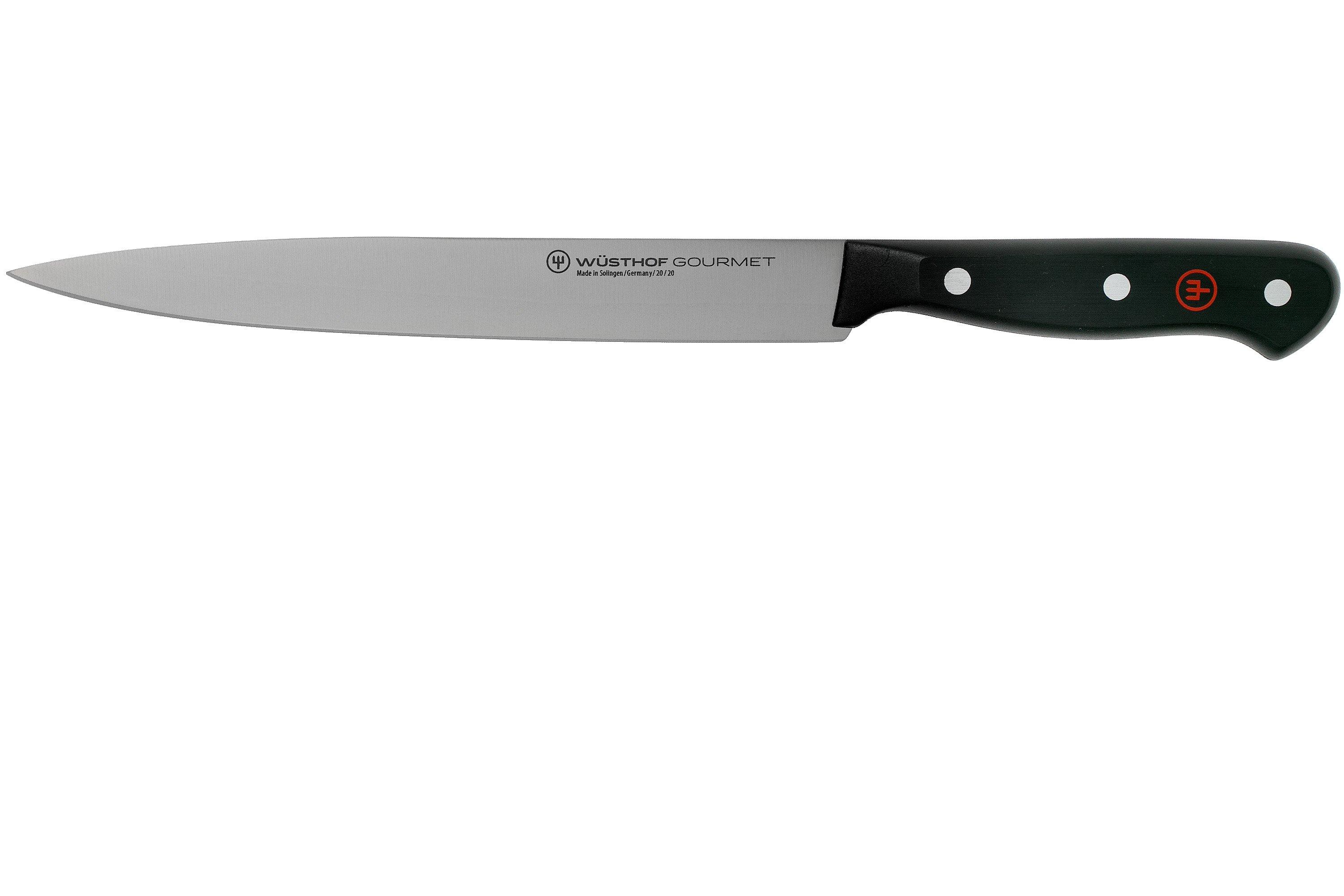 Coltello Per Salmone Wüsthof Gourmet 29 Cm - Lama Flessibile E Alveolata, Made In Solingen