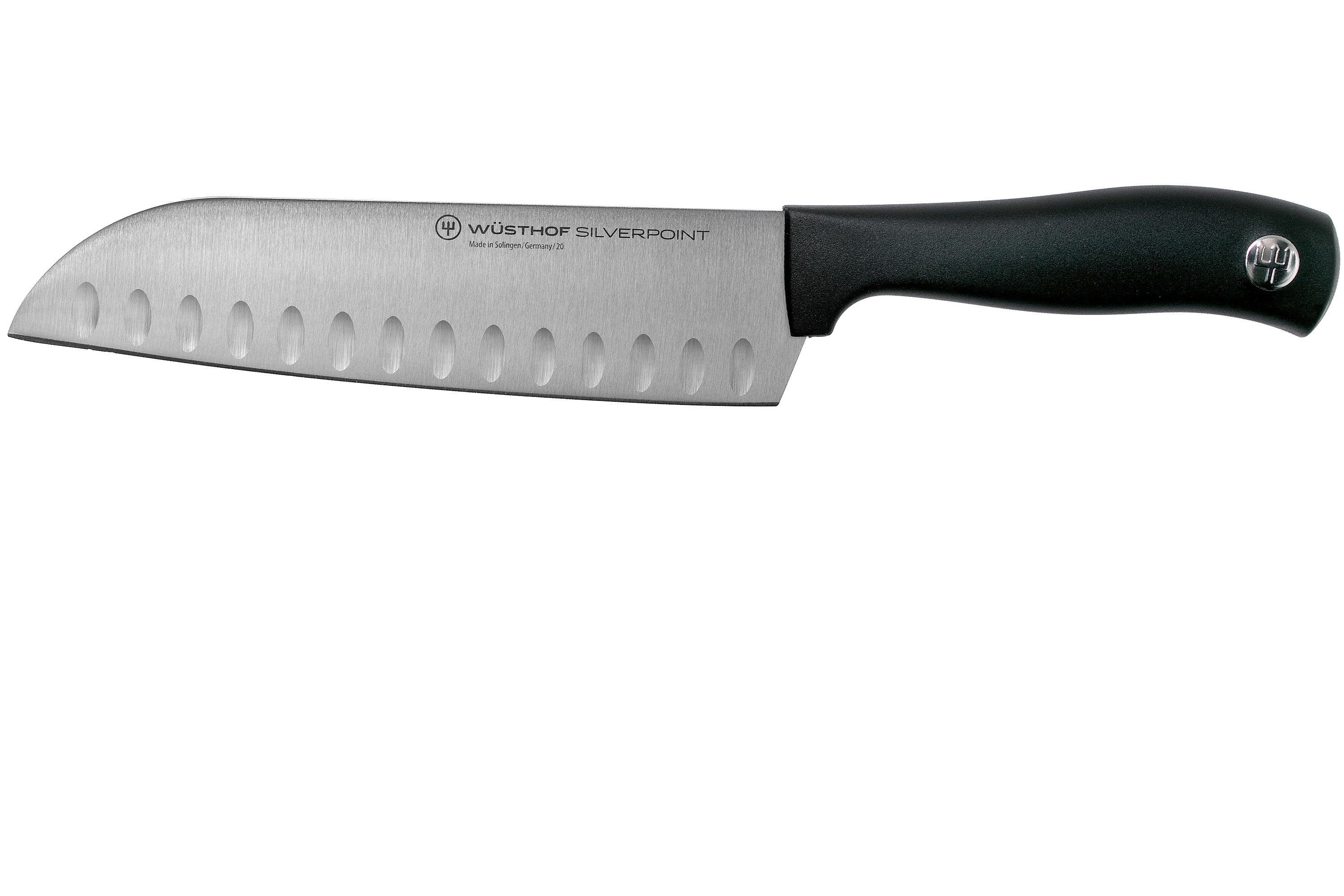 中国　新渡　染付　山水紋筆入　送料込み250717 Wüsthof Silverpoint santoku with dimples 17 cm, 1025146017