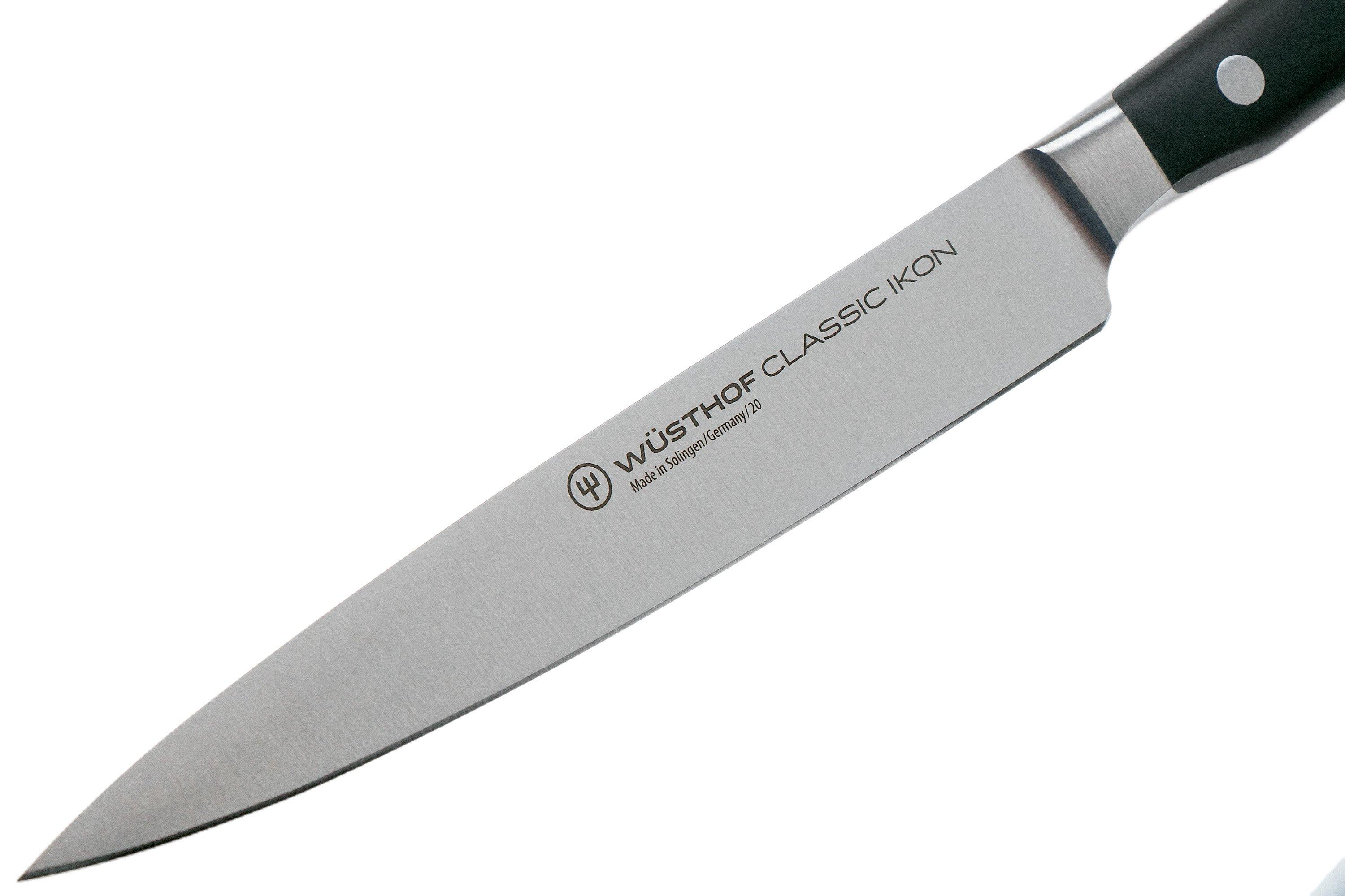 WÜSTHOF Classic Coltello da bistecca 12 cm, nero