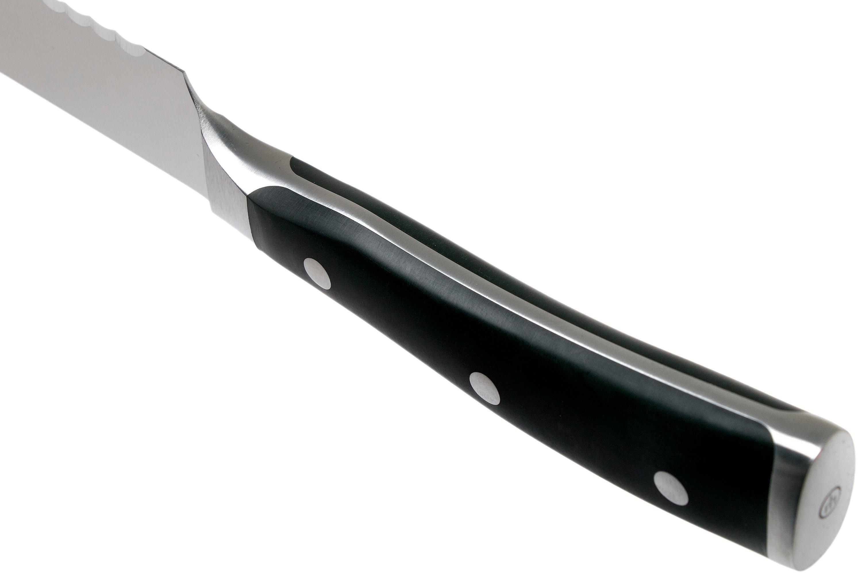 Wüsthof Classic Ikon Blanc couteau à pain doubles dentelures 23 cm