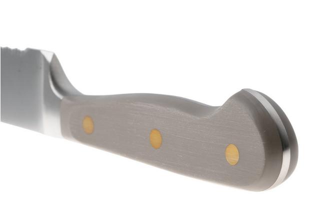 Bild für Wüsthof Classic Colour Velvet Oyster 1061706123 Brotmesser mit Präzisions-Doppelwelle, 23 cm