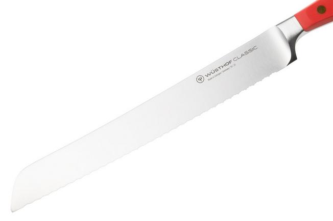 Bild für Wüsthof Classic Colour Coral Peach 1061706323 Brotmesser mit Präzisions-Doppelwelle, 23 cm