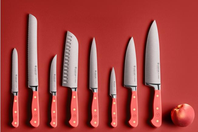 Bild für Wüsthof Classic Colour Coral Peach 1061706323 Brotmesser mit Präzisions-Doppelwelle, 23 cm
