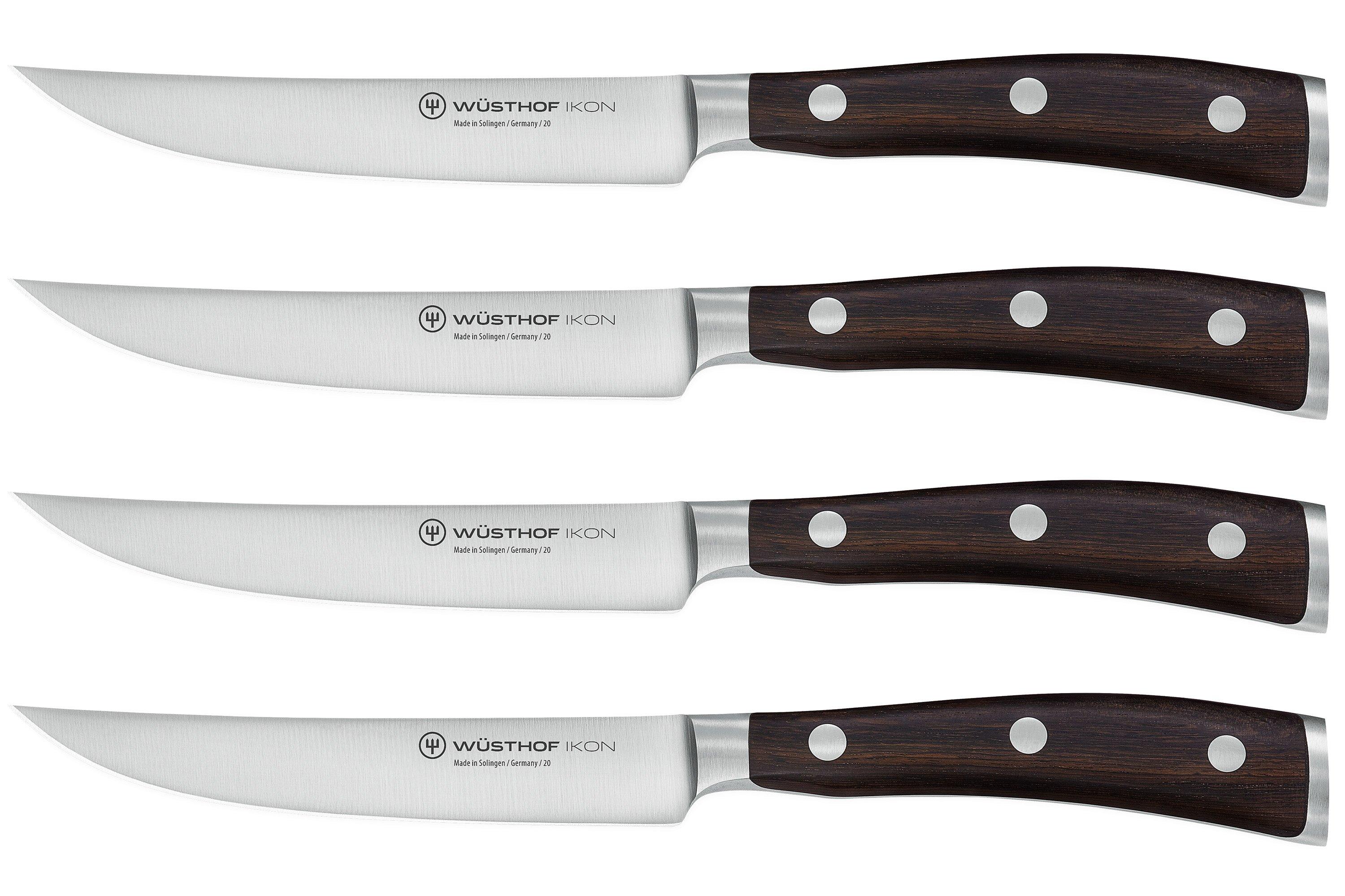 WÜSTHOF Classic Ikon Steakmesser-Set – 4-teilig, Made In Germany