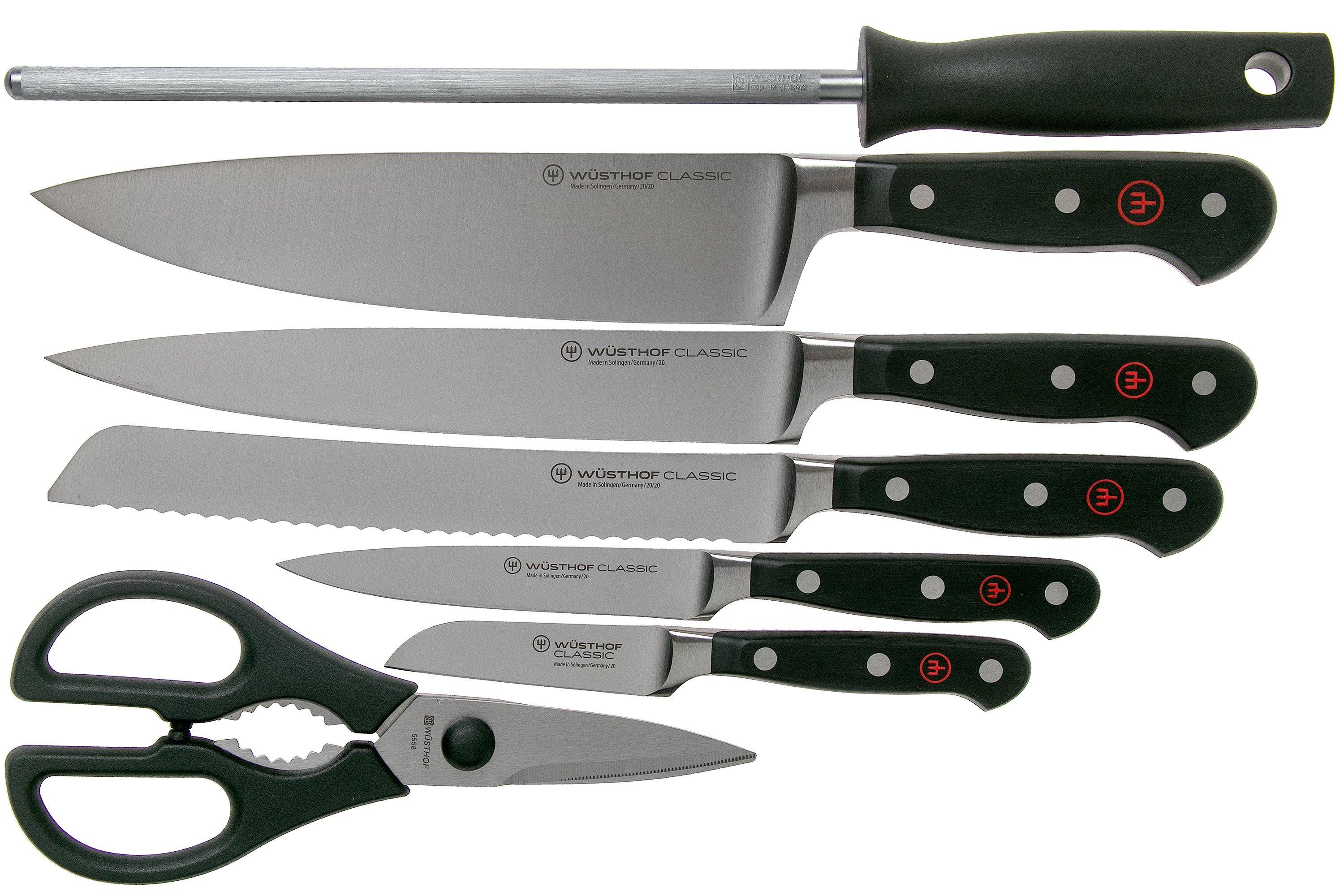 J.A.Henckels International Classic 7-Piece Cutlery Set, Black