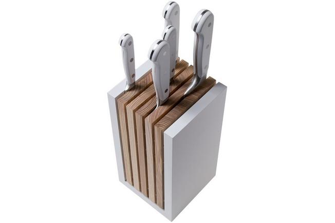 Wusthof Classic White 5-piece knife block set