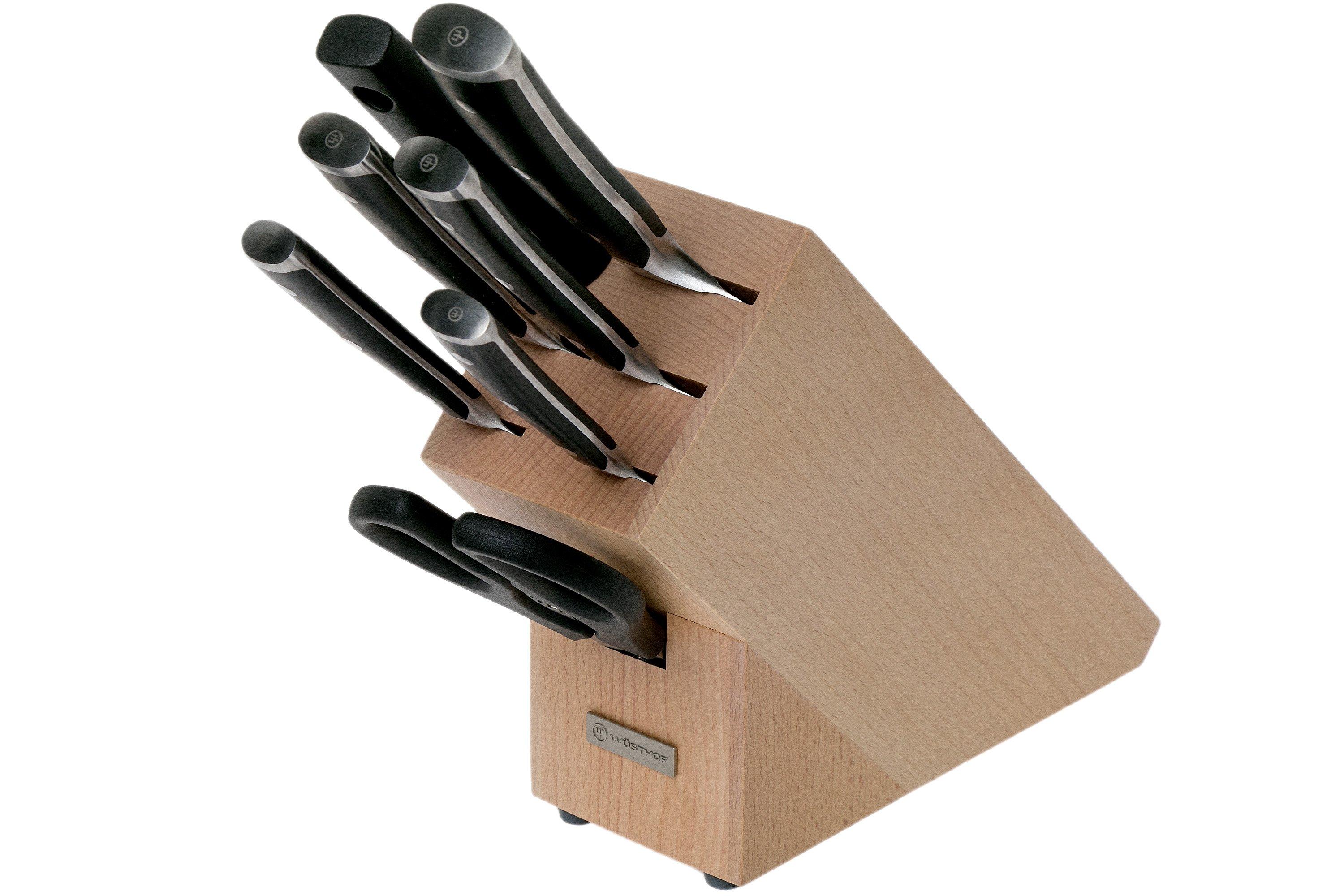 Wüsthof Classic Ikon Messerblock mit 7 Teilen, 1090370701 | Günstiger shoppen bei knivesandtools.de