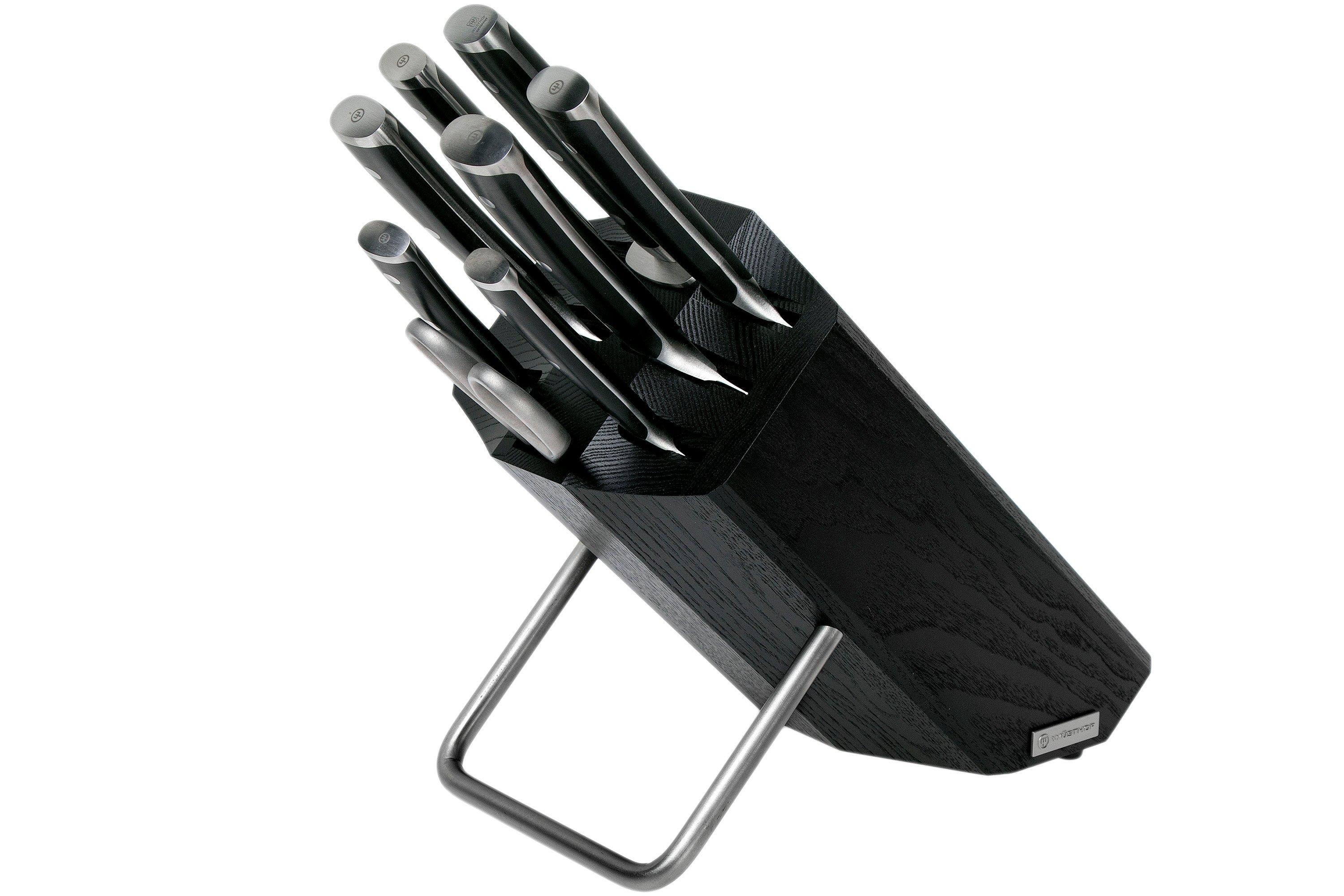 wusthof classic ikon 8 piece knife block set