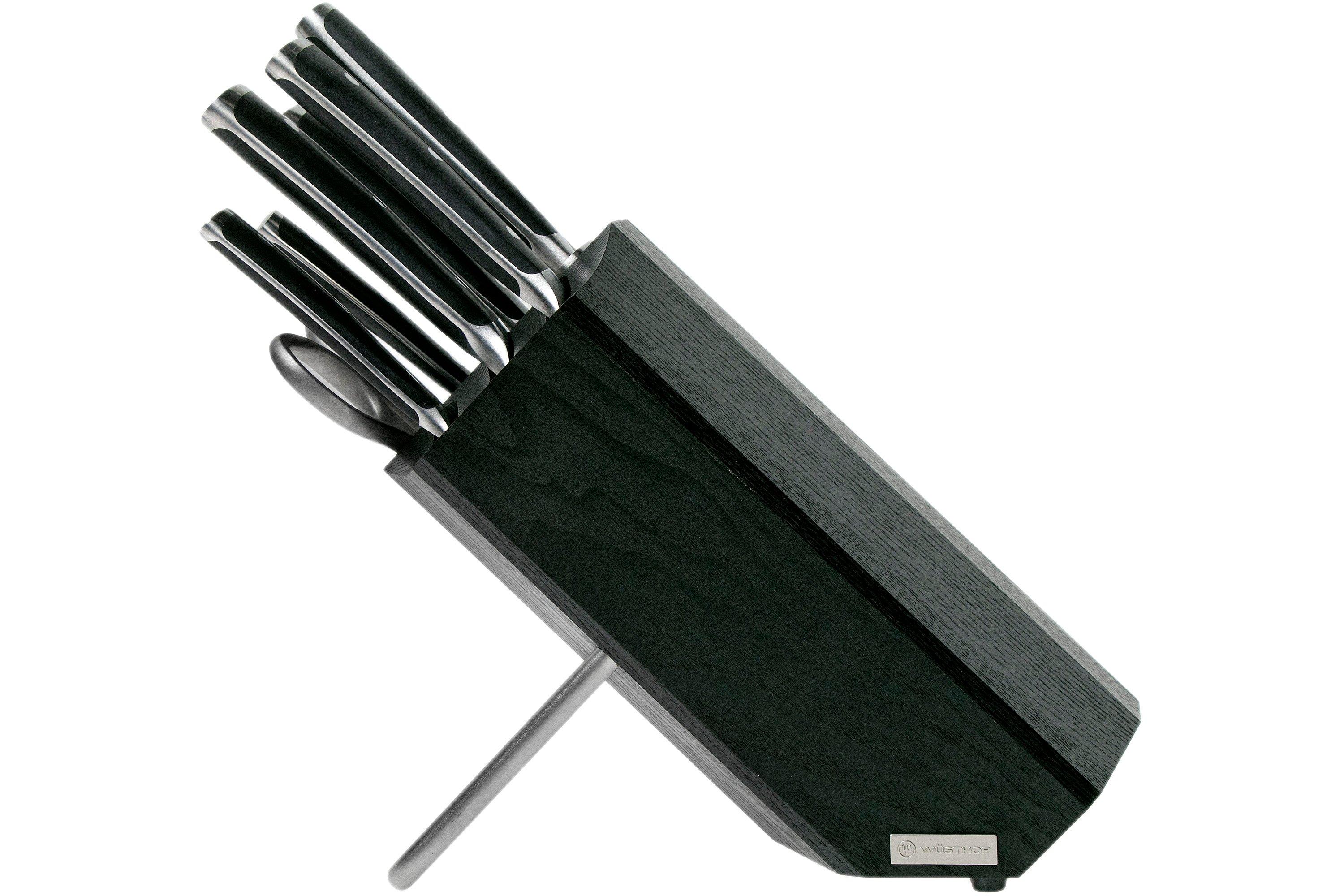 wusthof classic ikon 8 piece knife block set