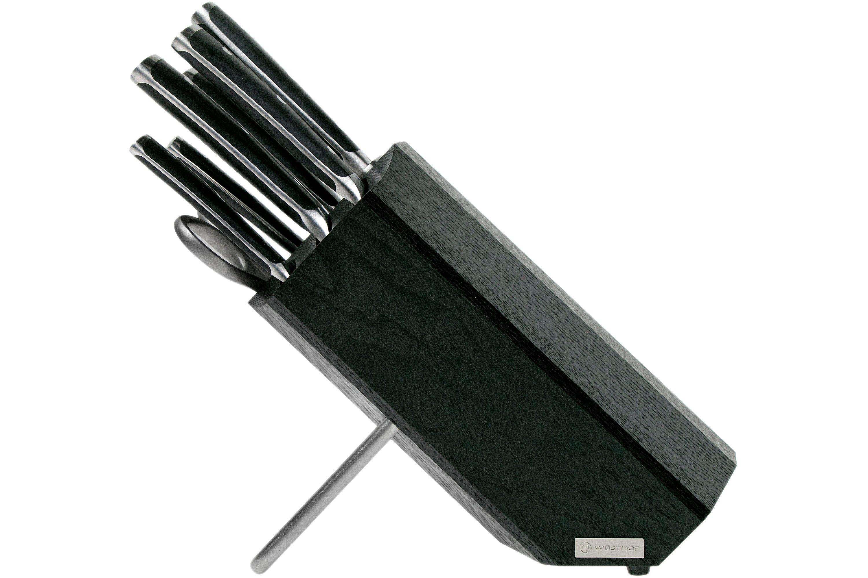 Wüsthof Classic Ikon set di coltelli 8-pezzi nero, 1090370801