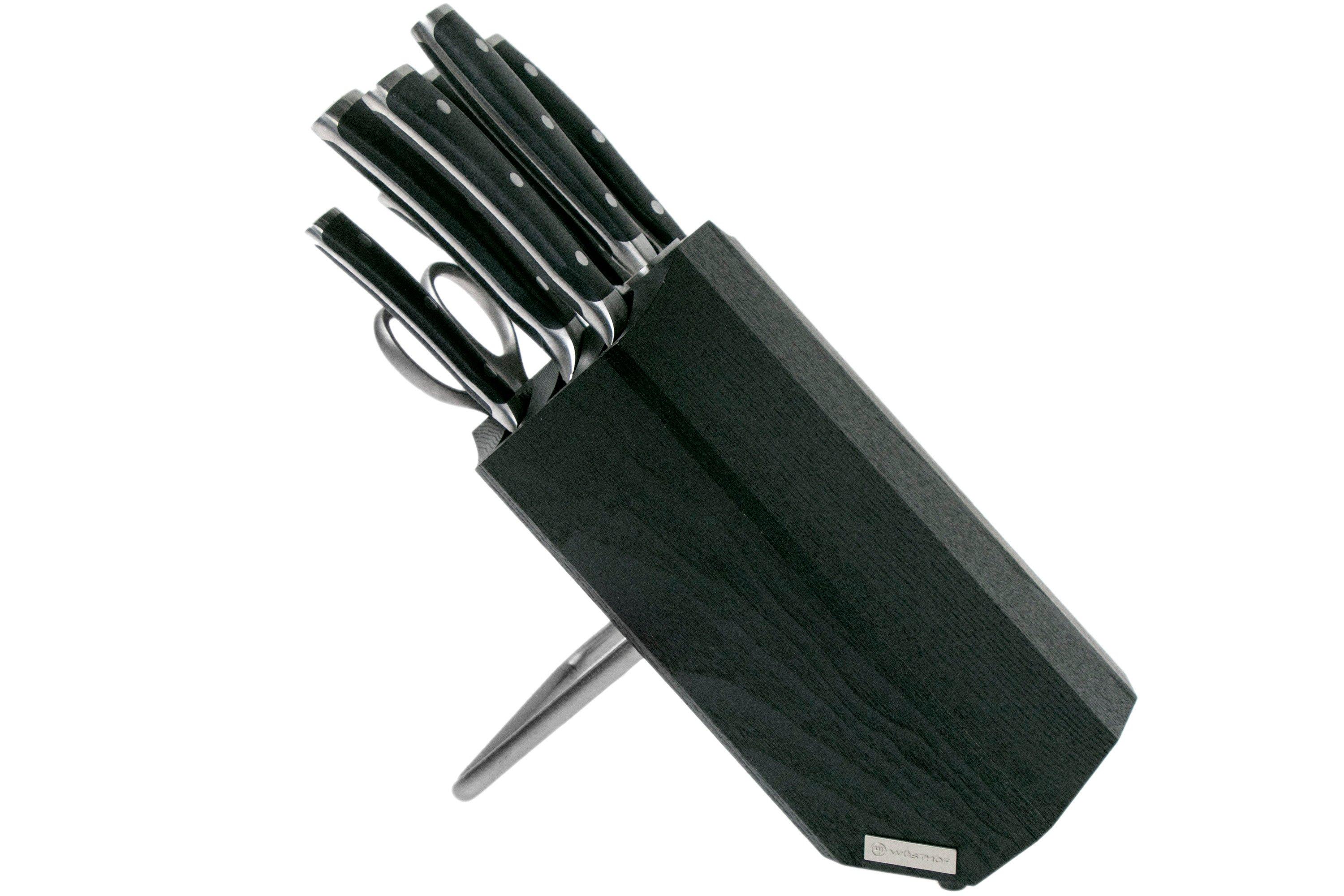 wusthof classic ikon 8 piece knife block set