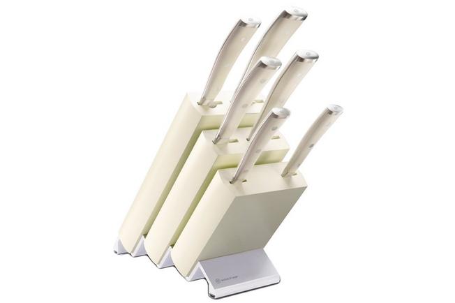 Imagen para Wüsthof Classic Ikon soporte de cuchillos Blanco con 6 unidades