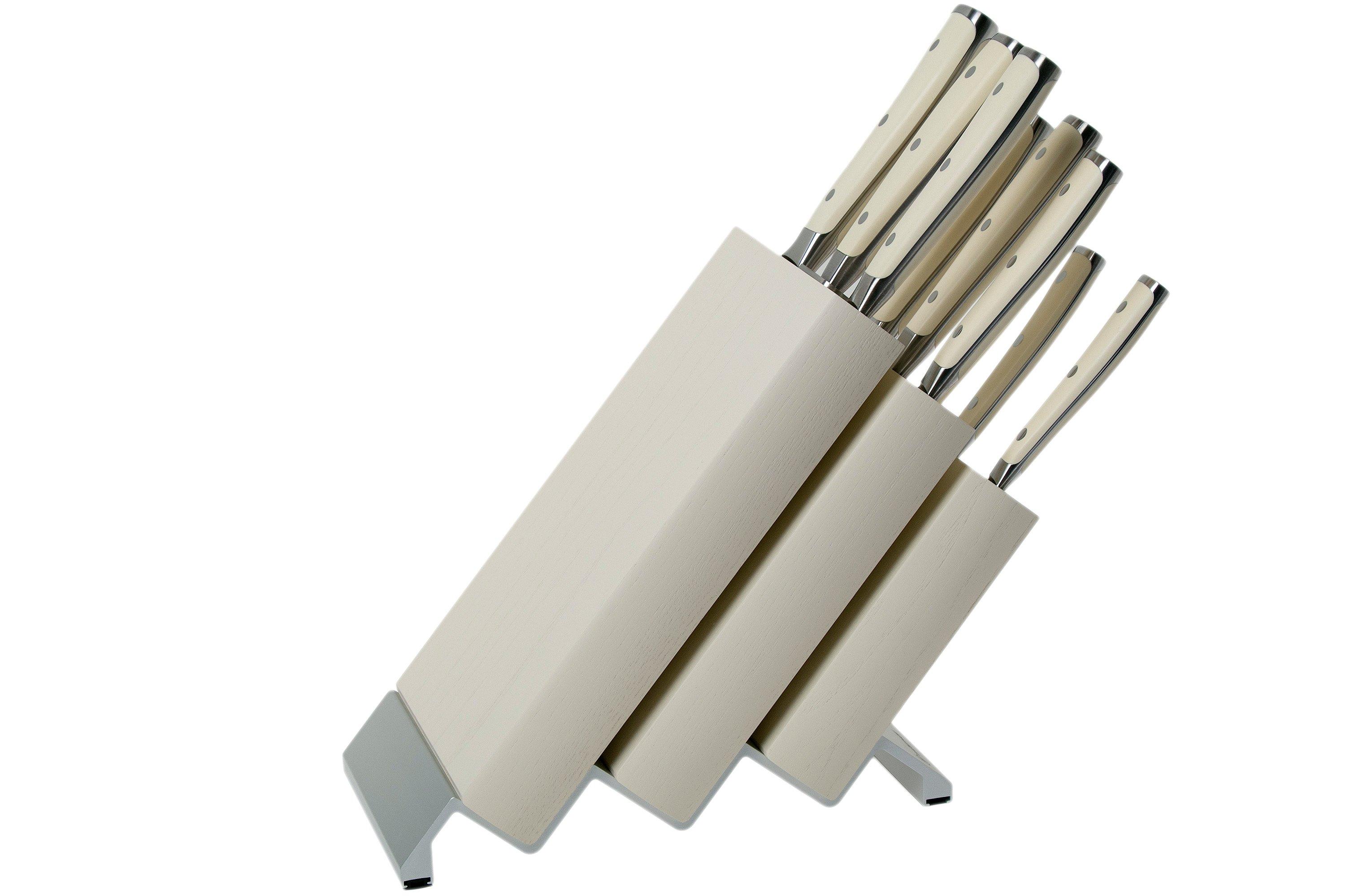 Wüsthof Classic Ikon Crème Messerblock mit 9 Teilen, 1090470901