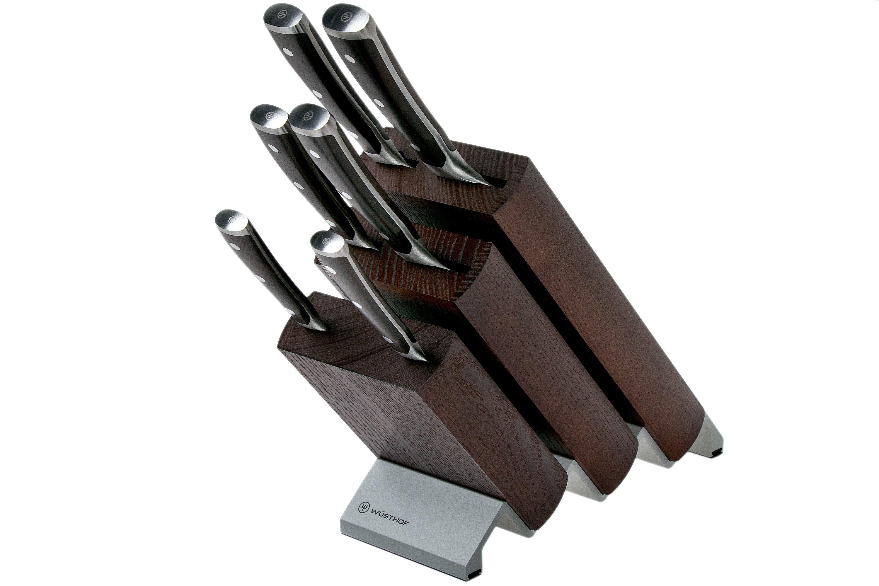 Wusthof IKON Blackwood 6 Piece Steak Knife Set with Case