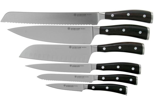 Wusthof Classic Ikon Steak Knives - 6 Piece Set with Case