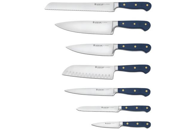 Bild für Wüsthof Classic Colour Wild Blueberry 1091770716, 7-teiliges Messerset mit Block