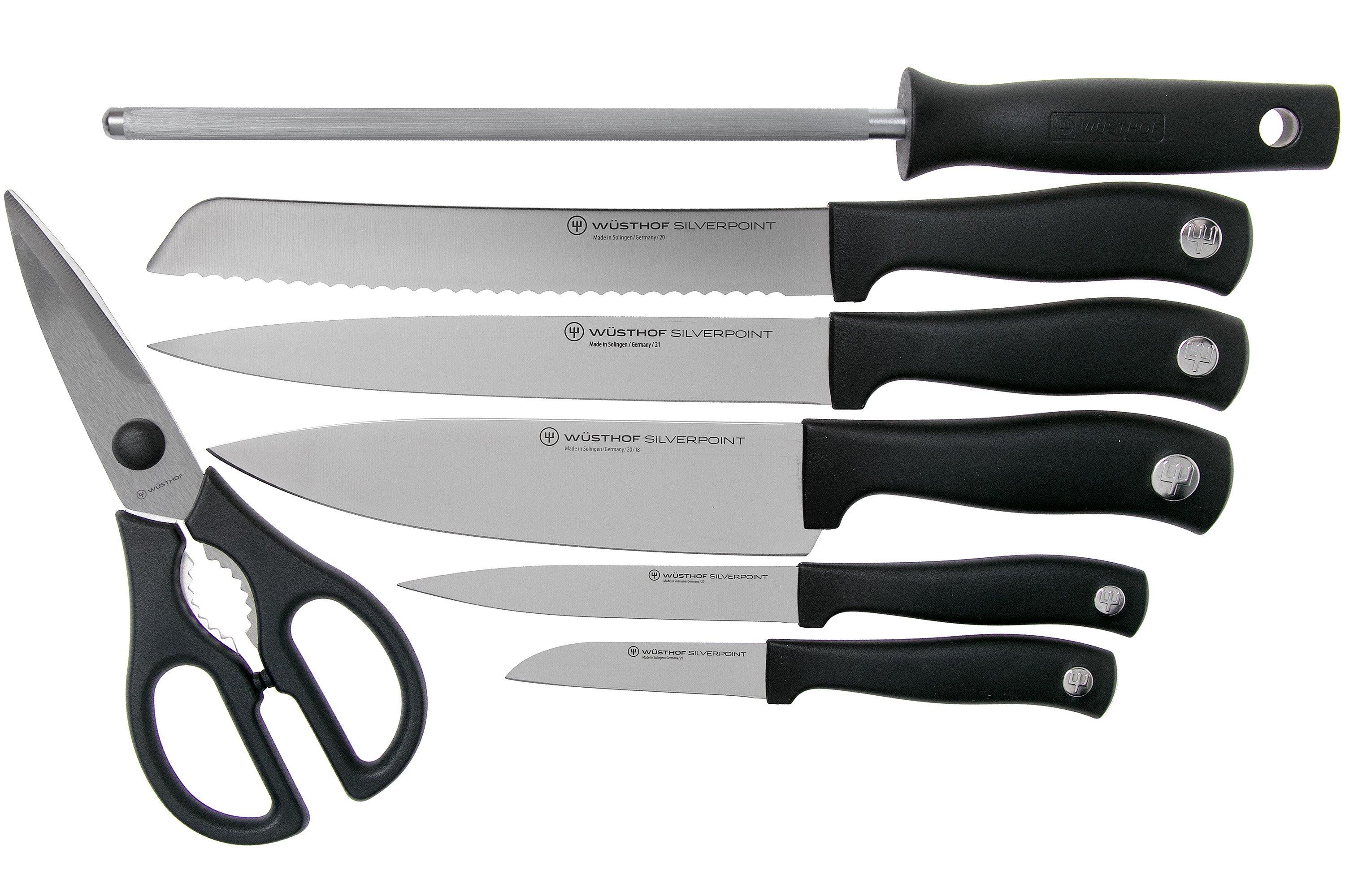 Wüsthof Silverpoint 7piece knife set, 1095170701 Advantageously