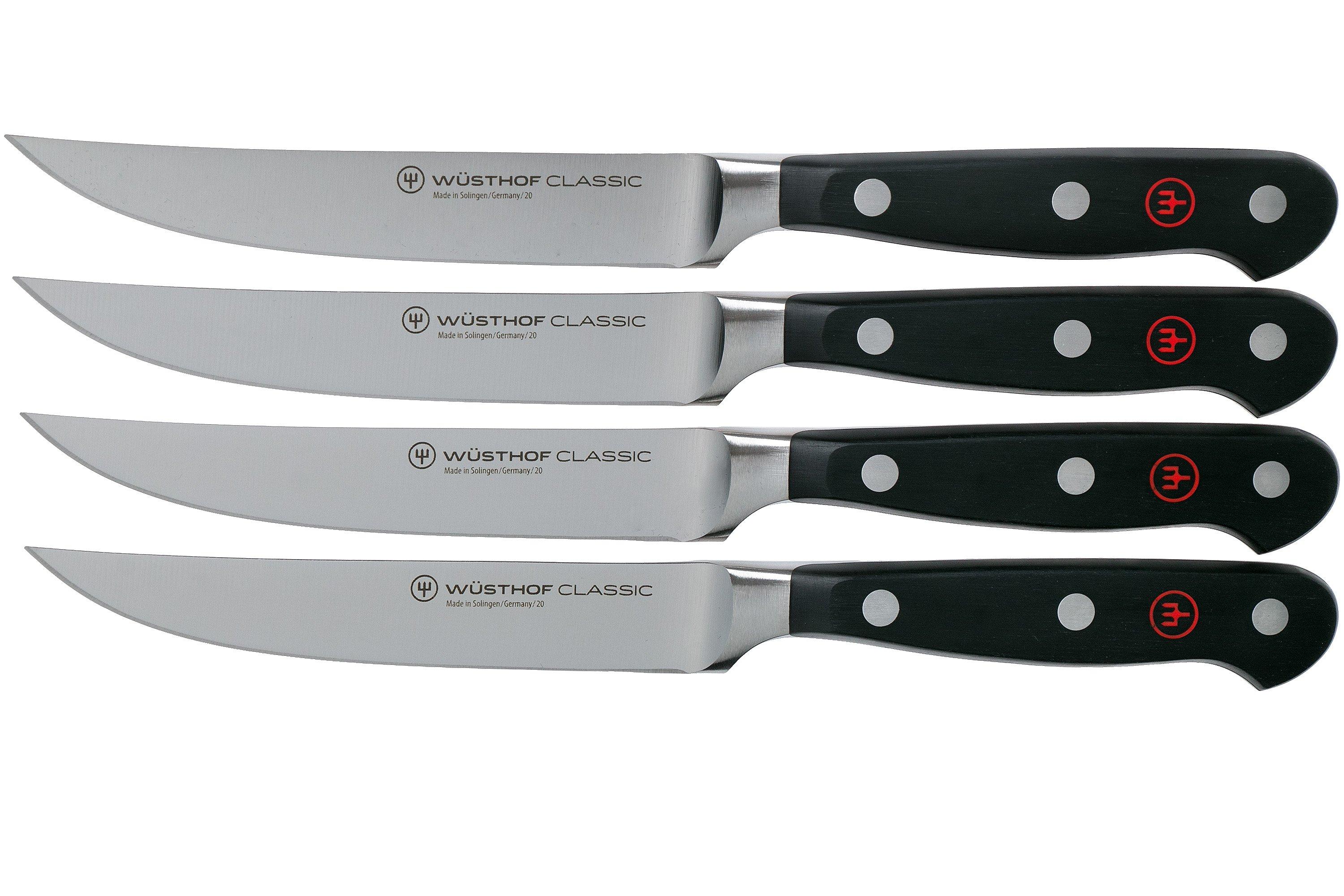  Wusthof Ikon 4-Piece Steak Set: Steak Knife Sets: Home & Kitchen