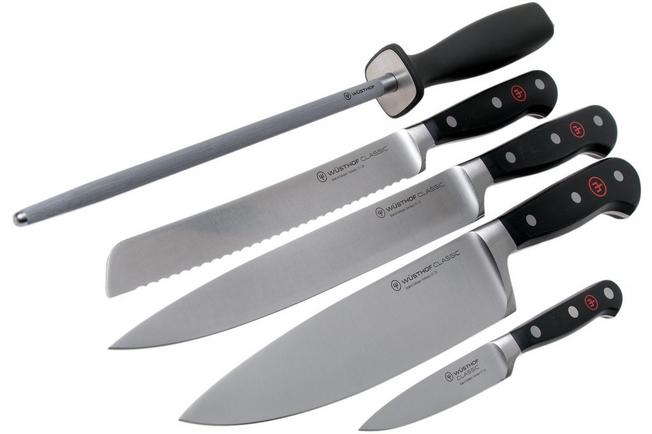 WÜSTHOF Classic 5-Piece Chef's Knife Set