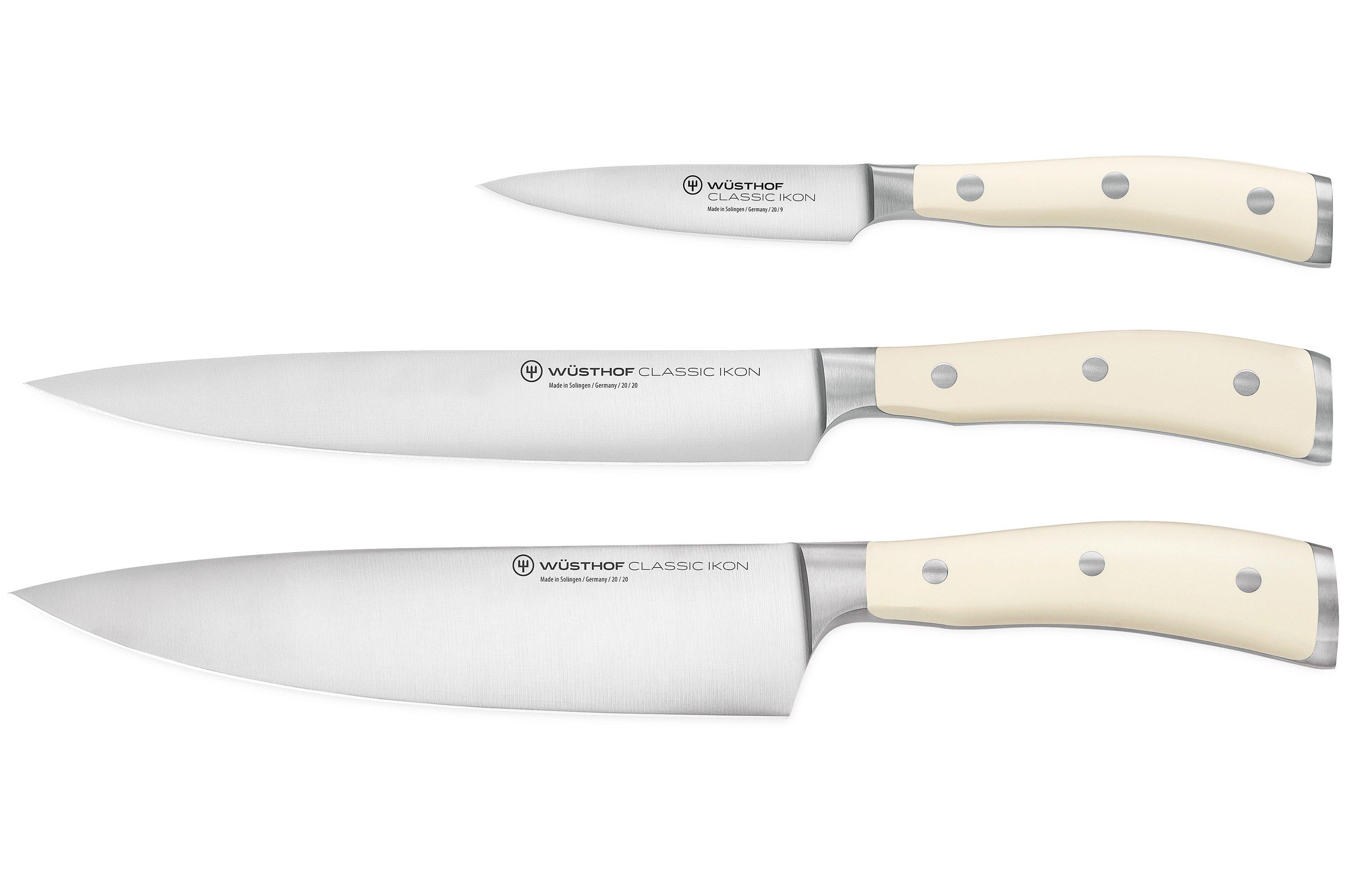 Wusthof Classic Ikon 4-Piece Steak Set, Creme