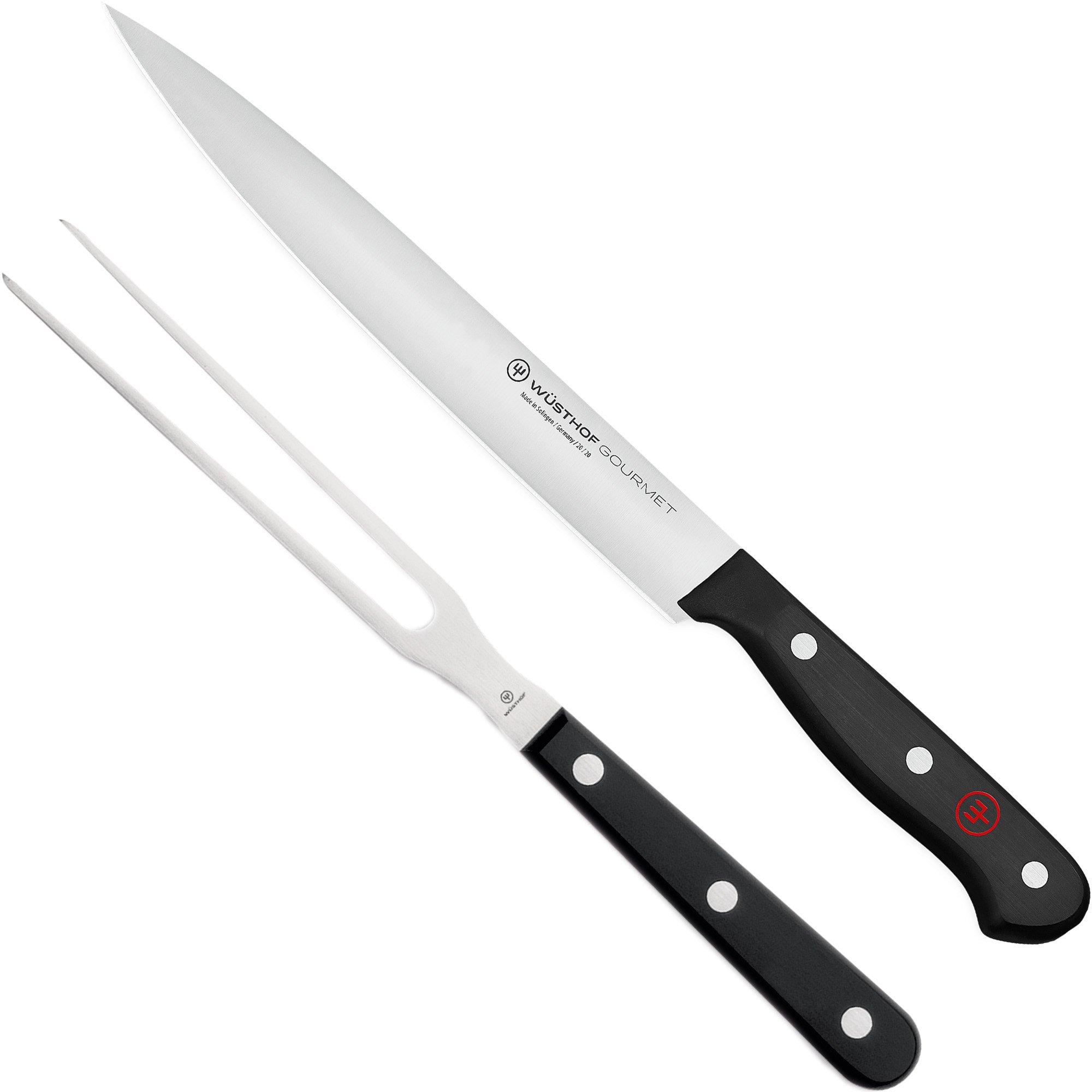 Wusthof Gourmet 2 Piece Carving Set - KnifeCenter - 1125060207