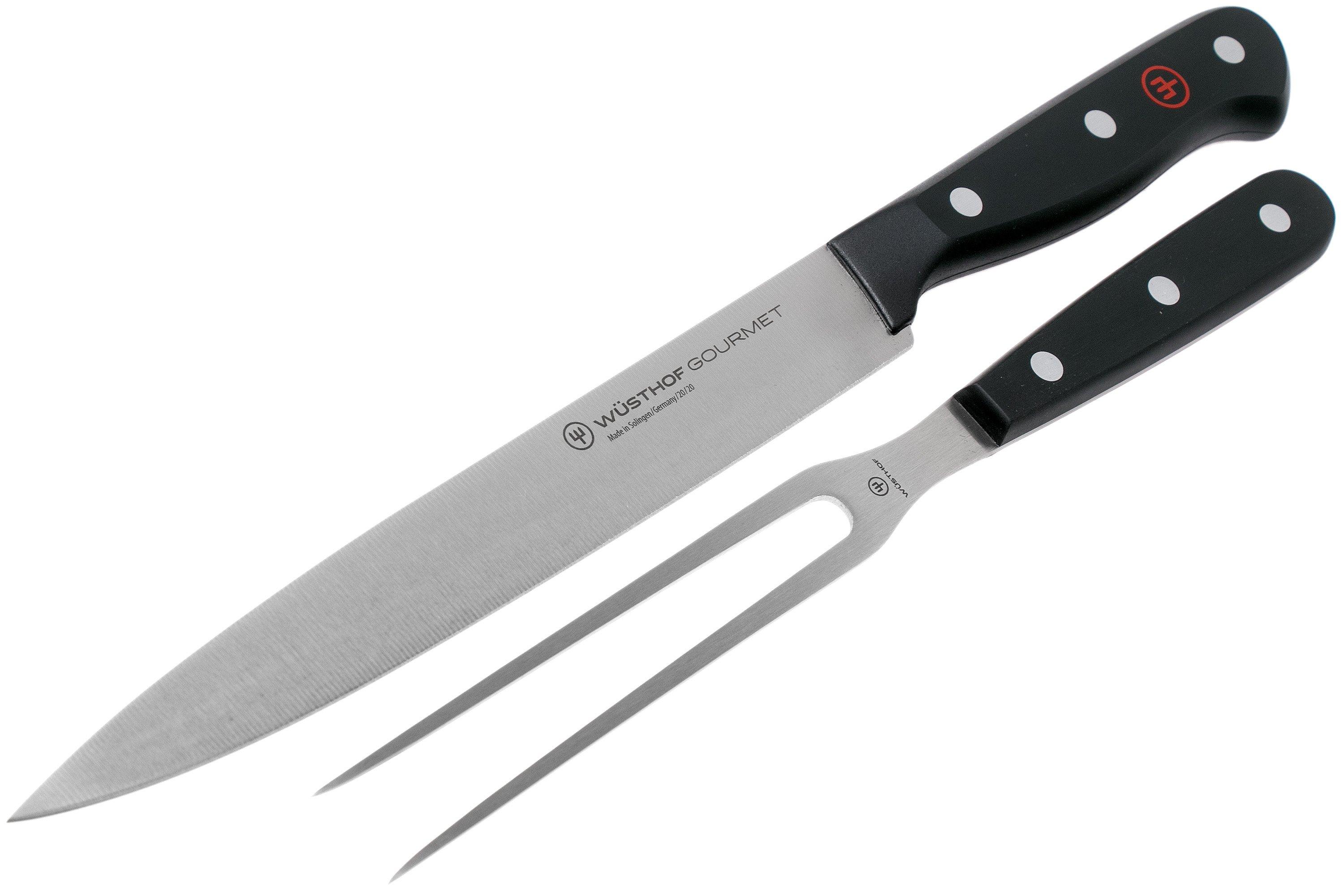 Wusthof Gourmet 2 Piece Carving Set - KnifeCenter - 1125060207