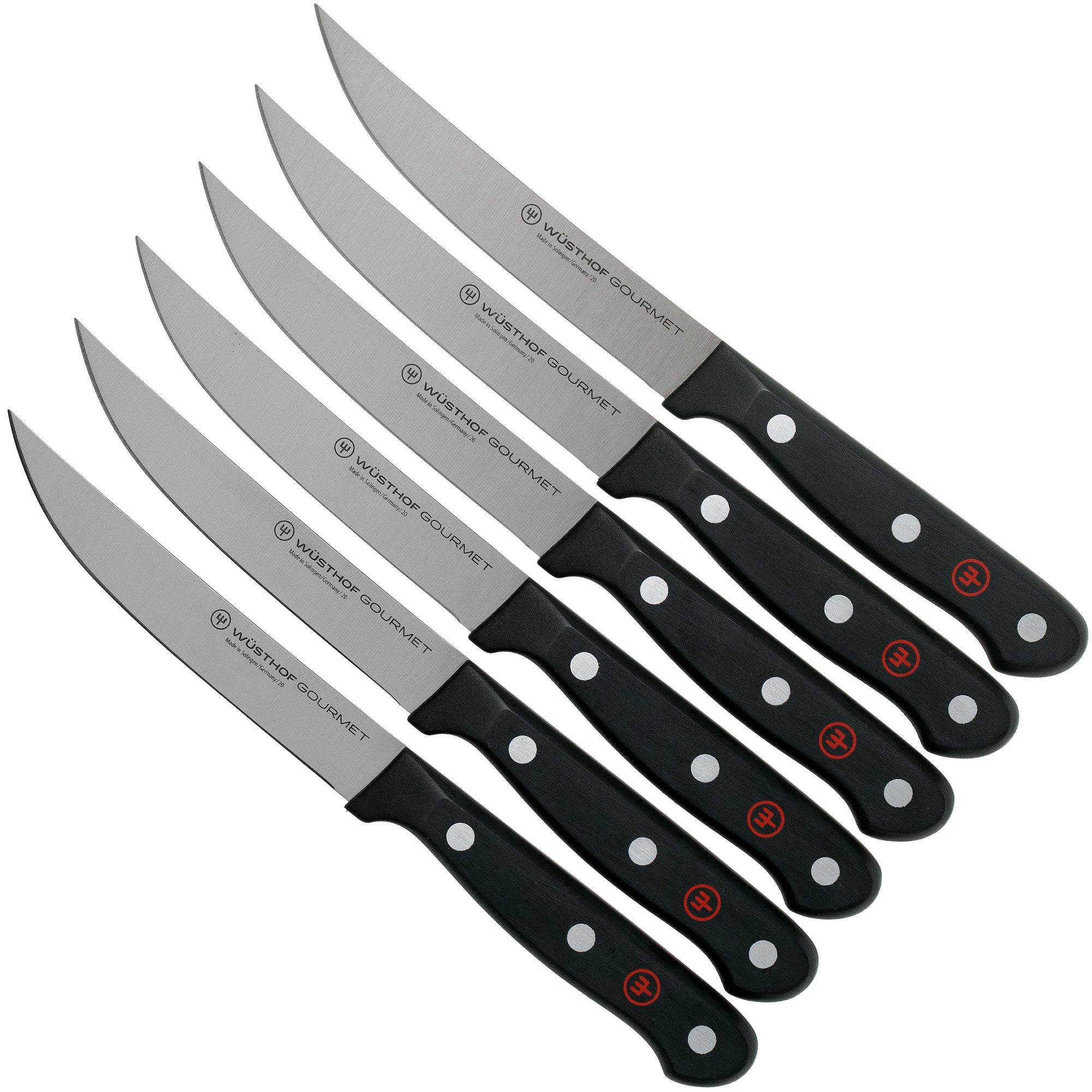 Wüsthof Gourmet 6piece steak knife set, 1125060601 Advantageously shopping at Knivesandtools.ie