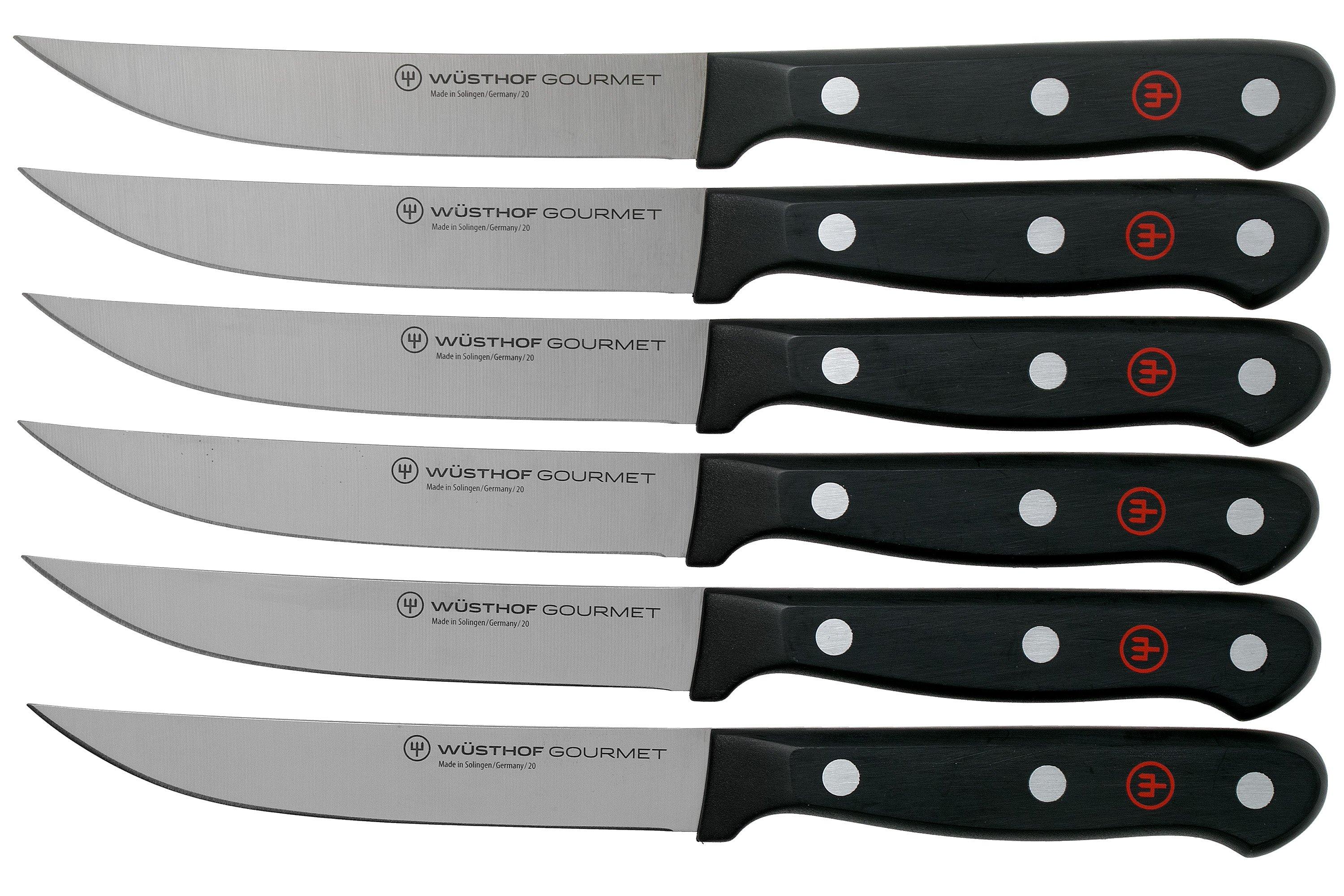 Wüsthof Gourmet 6piece steak knife set, 1125060601 Advantageously