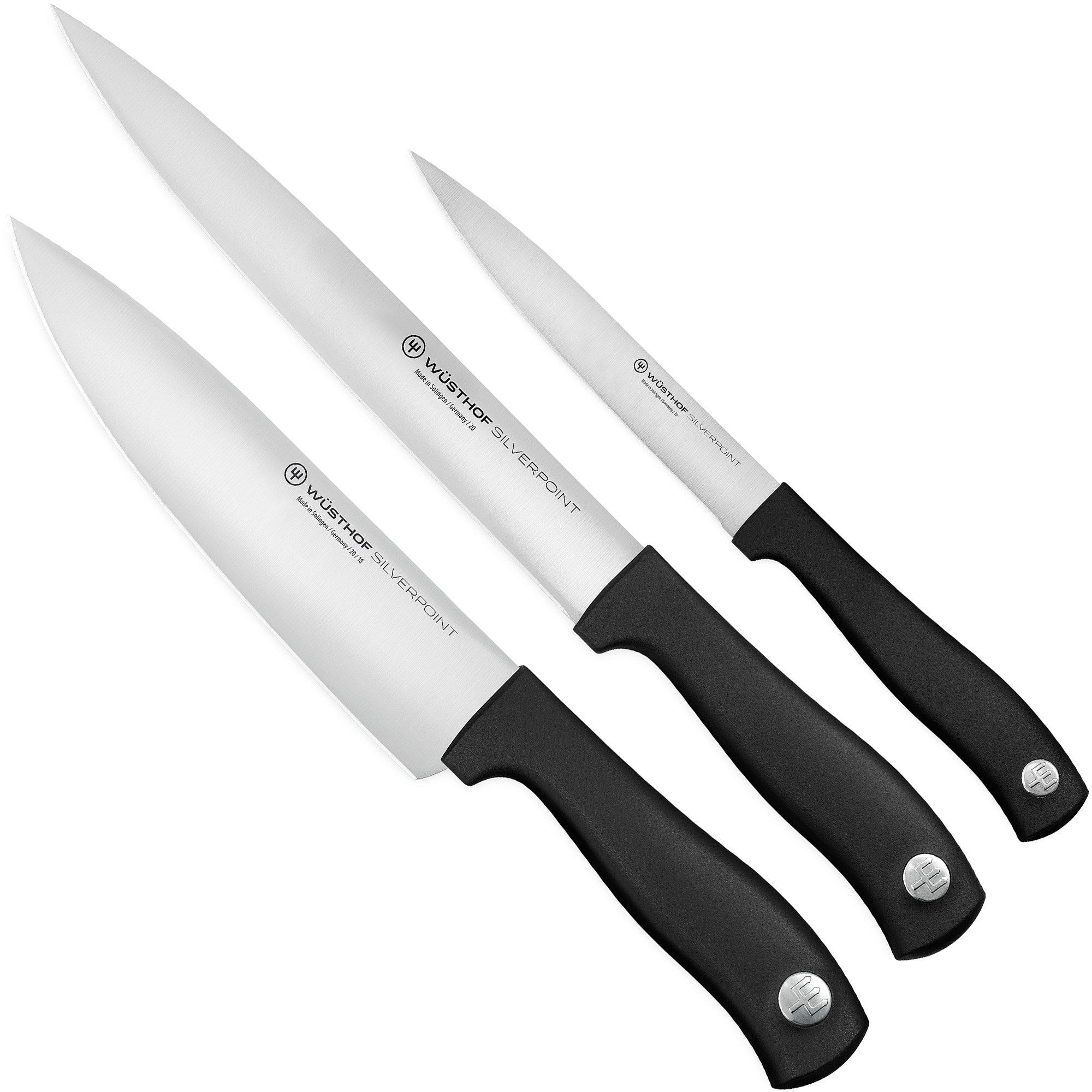 Wüsthof Silverpoint 3piece knife set, 1135160305 Advantageously