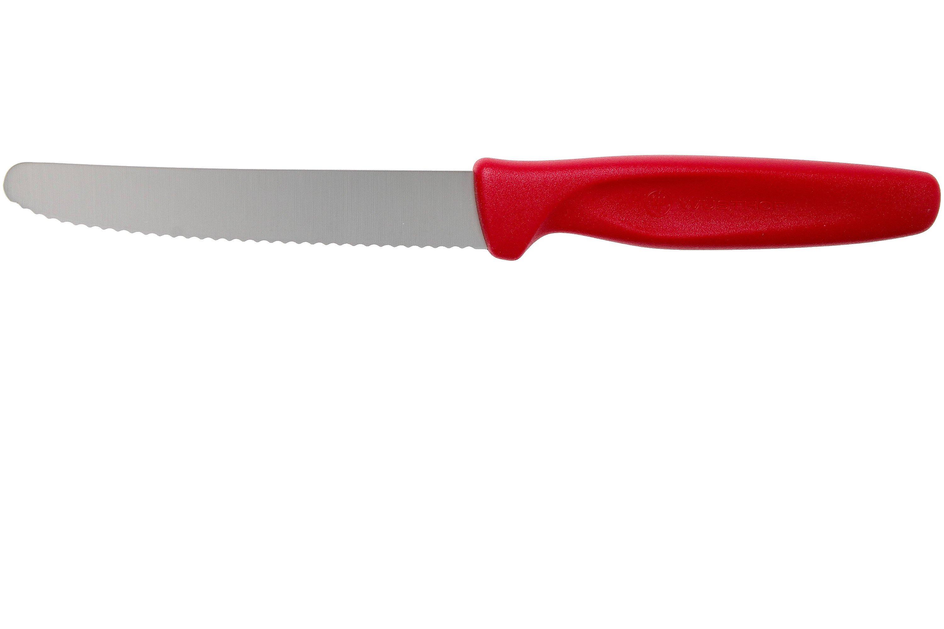 Wüsthof Create Collection serrated utility knife 10 cm, red Advantageously shopping at