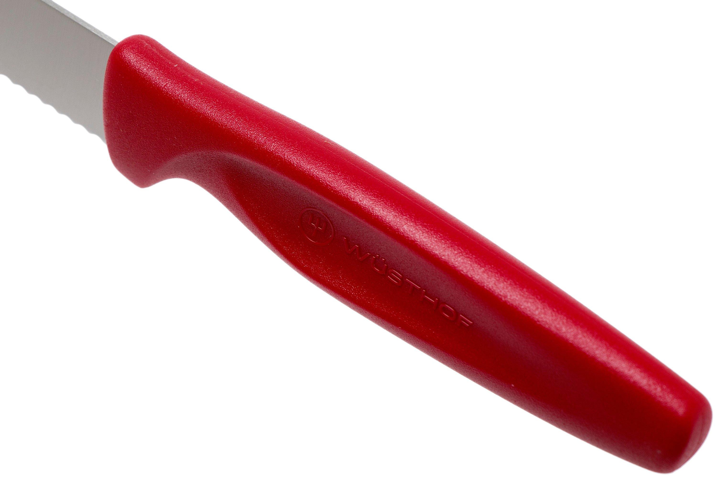 Wüsthof Create Collection serrated utility knife 10 cm, red Advantageously shopping at