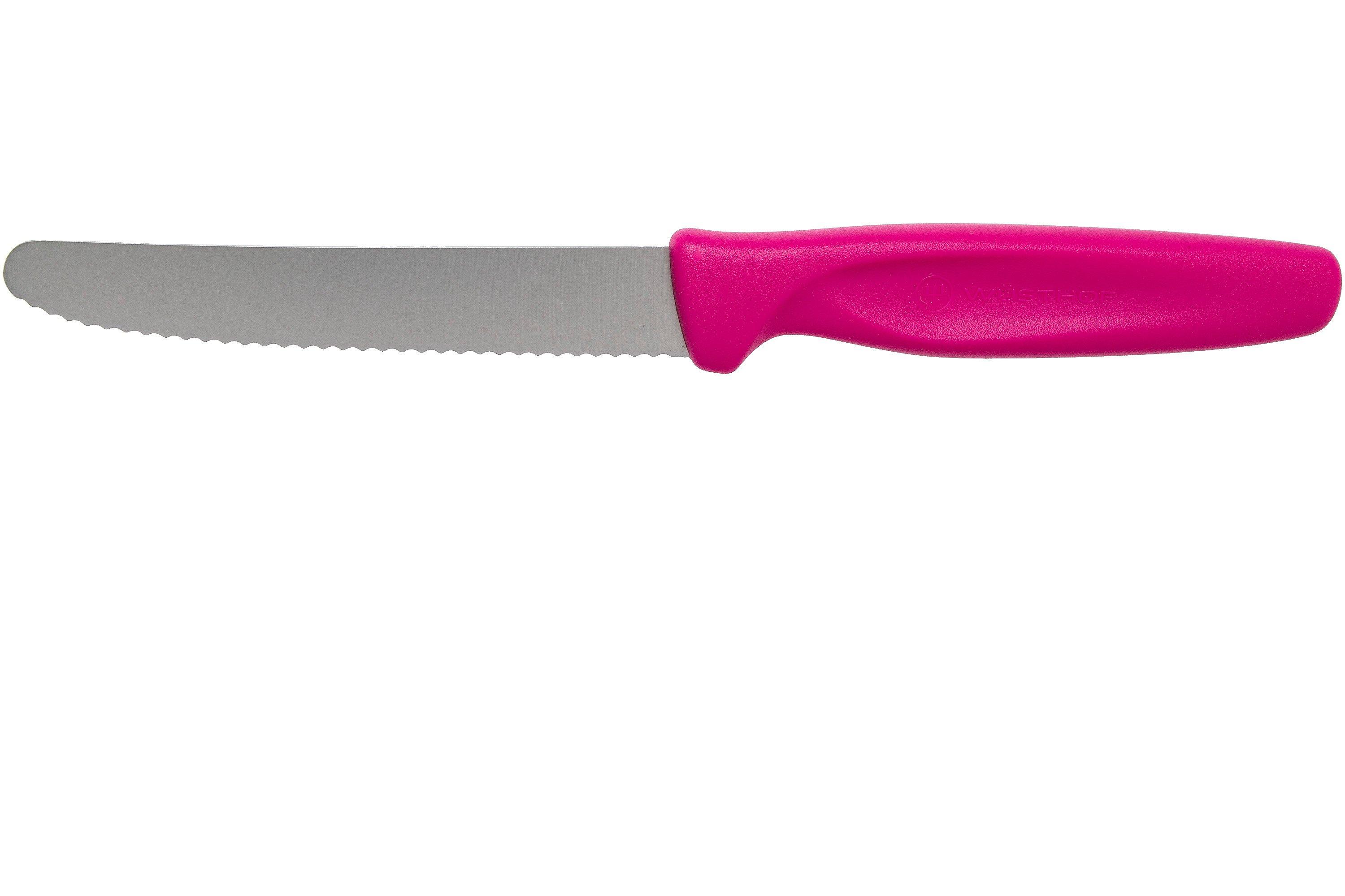 Wüsthof Create Collection serrated utility knife 10 cm, pink