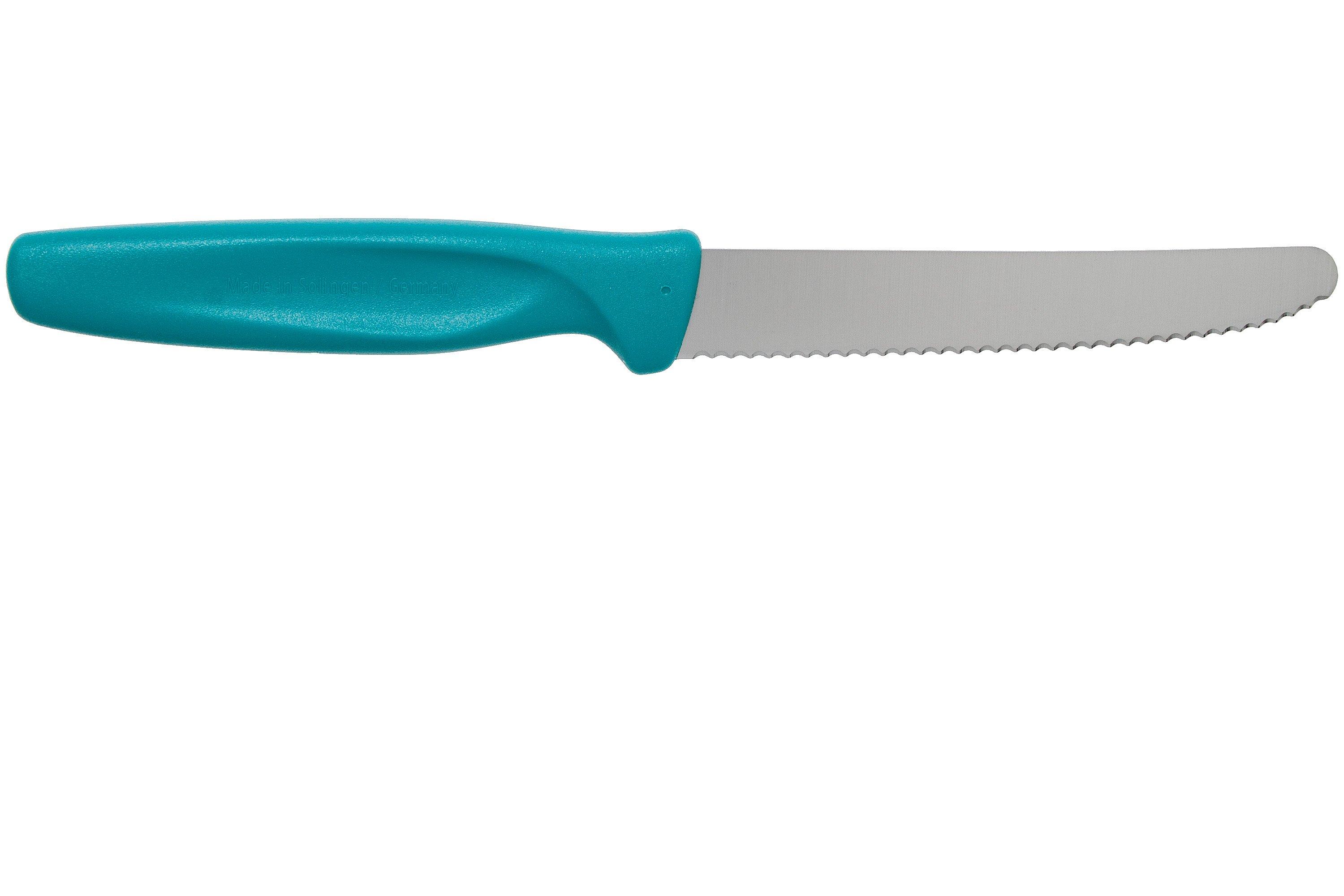 Wüsthof Create Collection serrated utility knife 10 cm, turquoise
